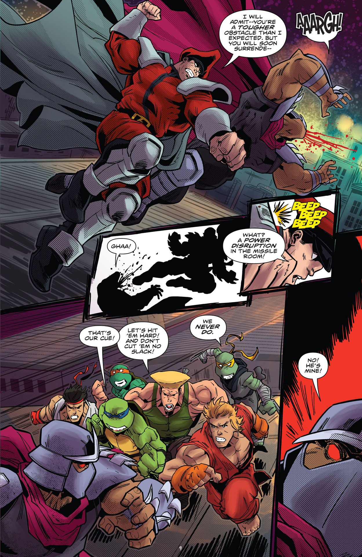 Read online Teenage Mutant Ninja Turtles vs. Street Fighter comic -  Issue #5 - 11