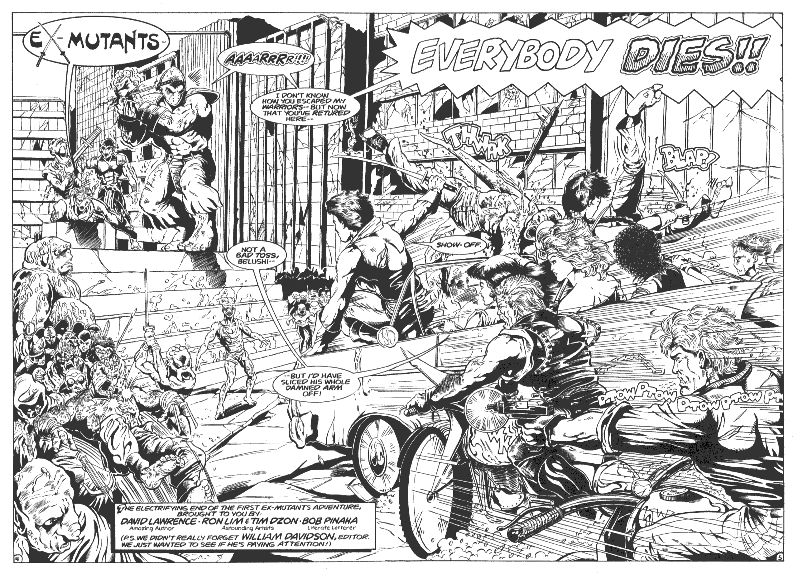 Read online Ex-Mutants (1986) comic -  Issue #4 - 7