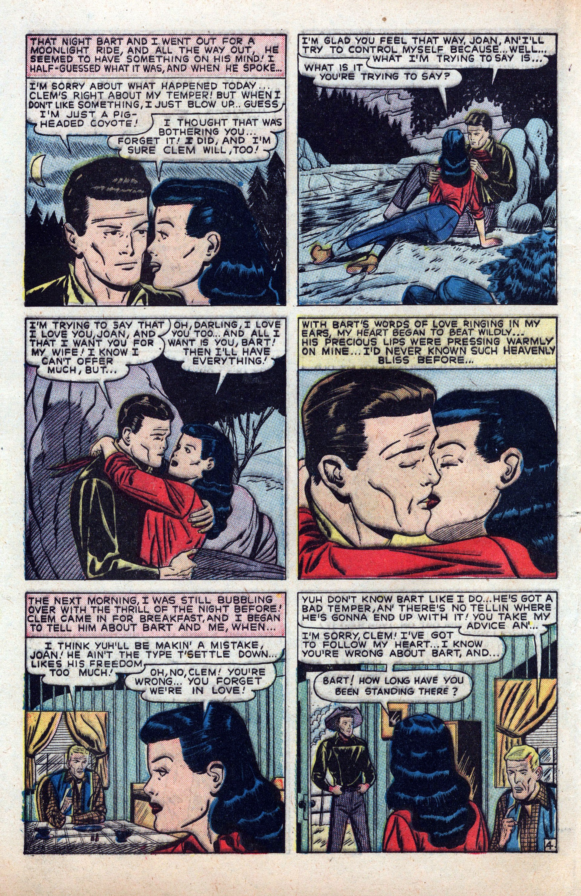 Read online Cowboy Romances comic -  Issue #2 - 44