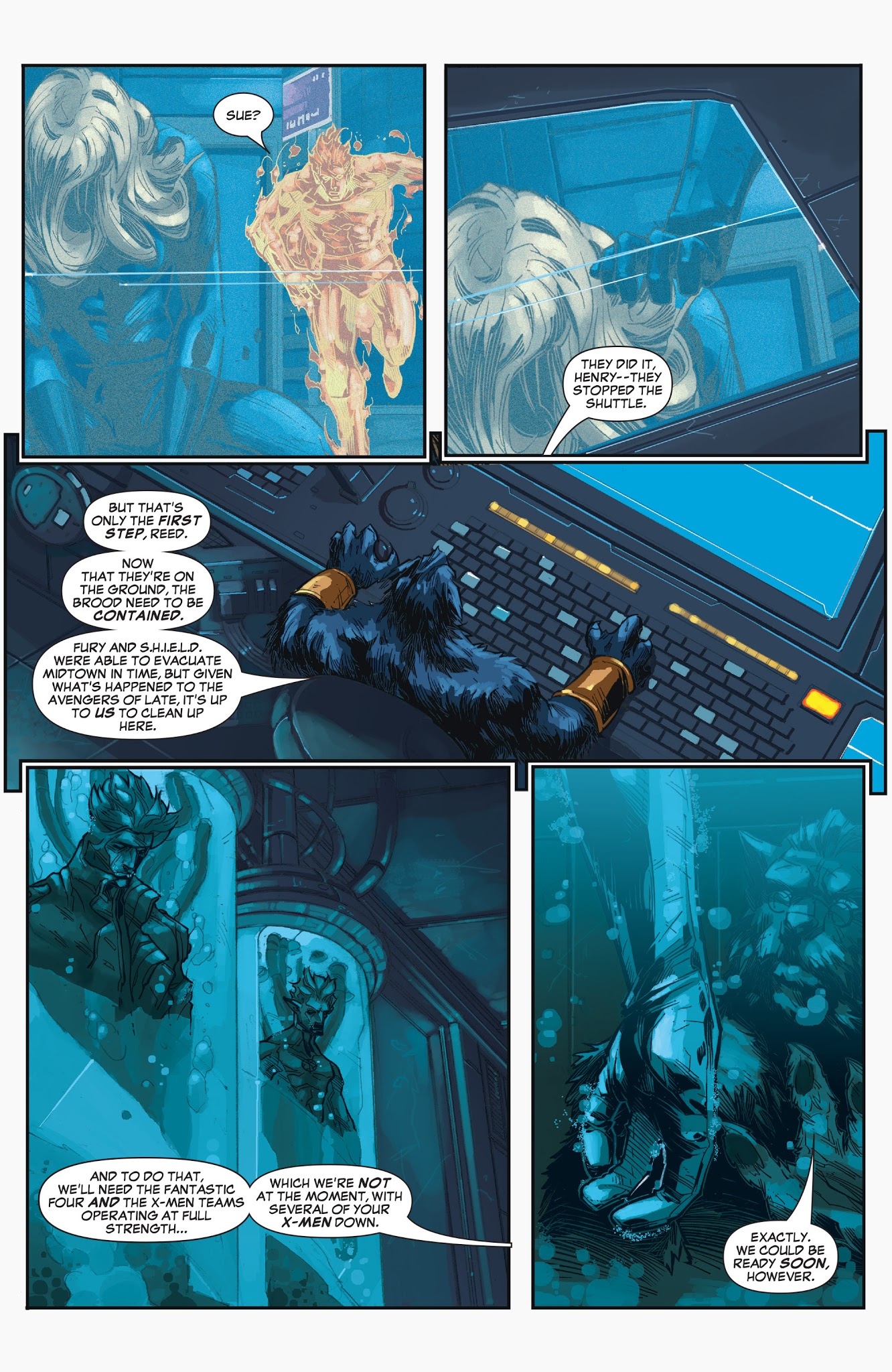 Read online X-Men/Fantastic Four comic -  Issue #4 - 13