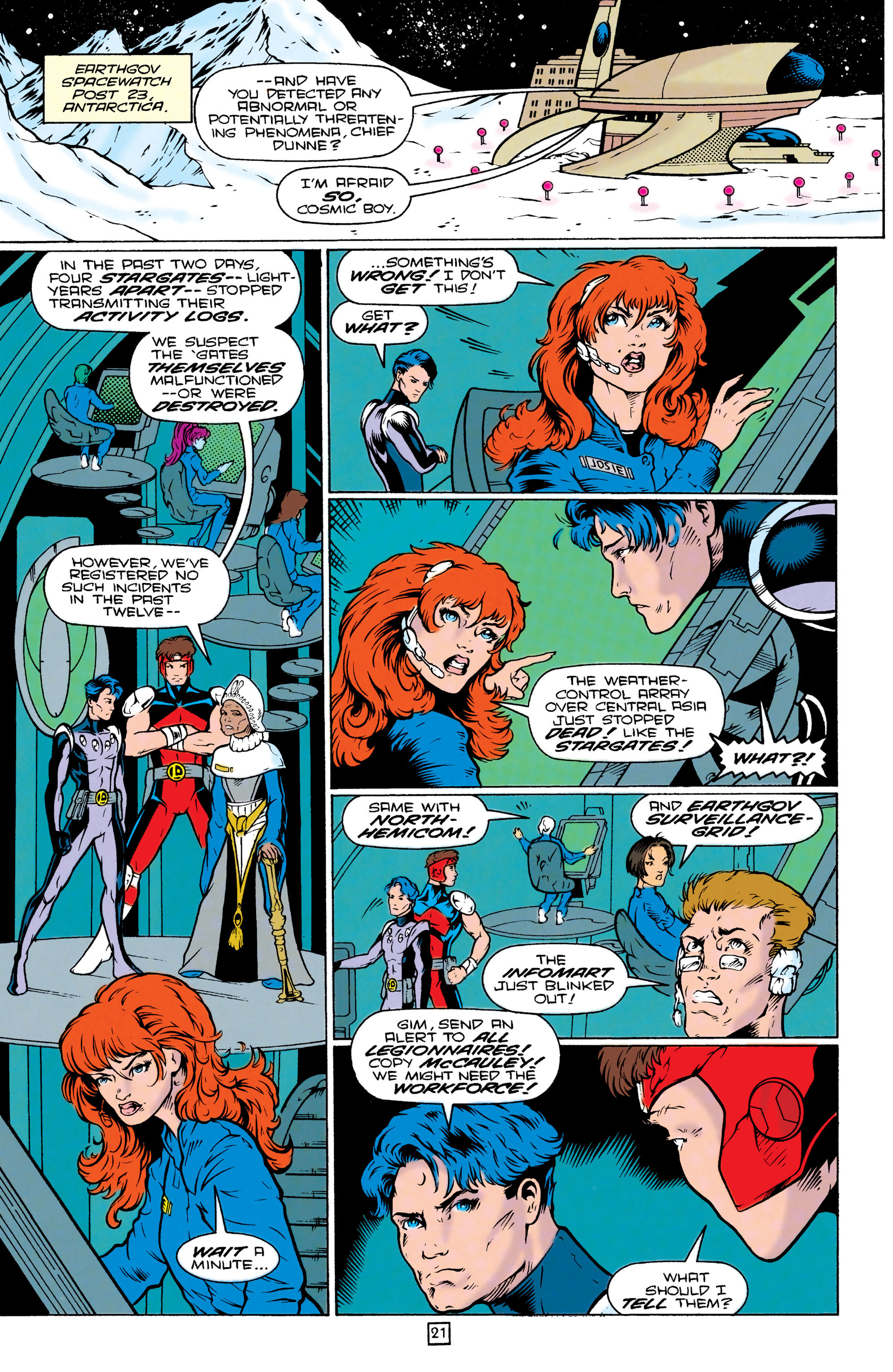 Read online Legionnaires comic -  Issue #28 - 21