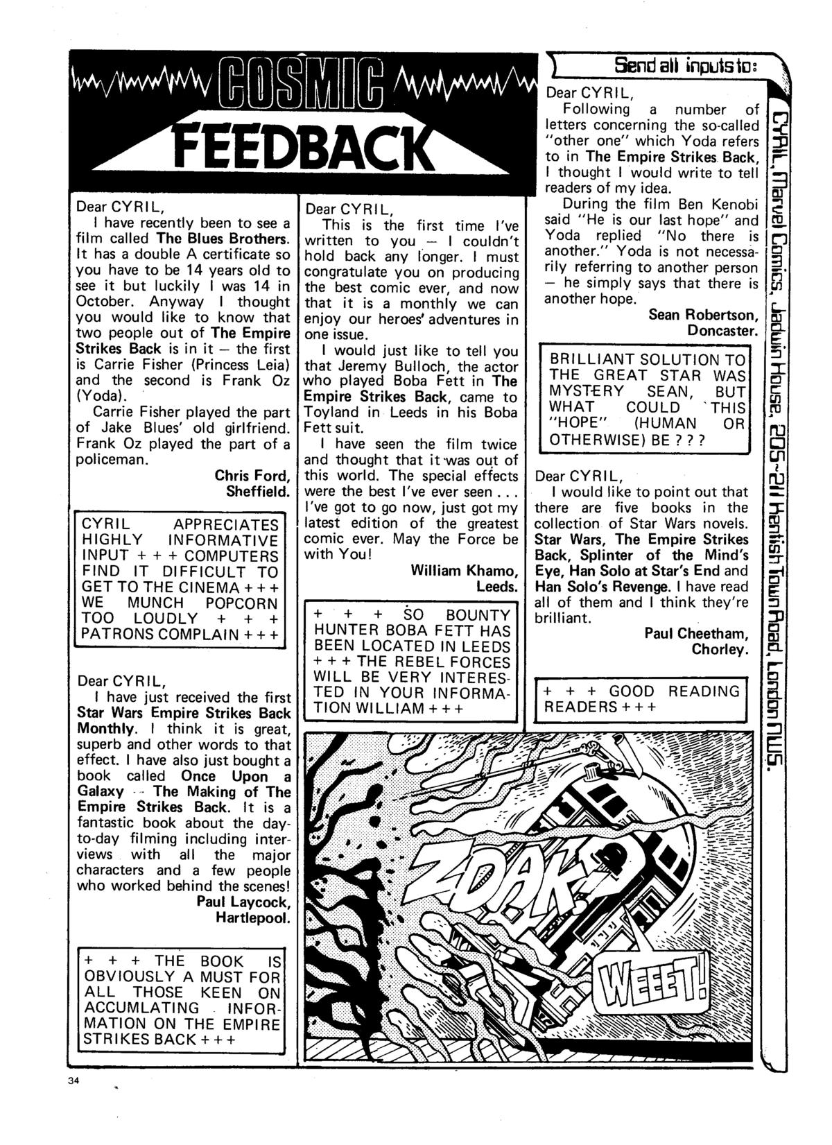 Read online Star Wars Weekly comic -  Issue #142 - 34