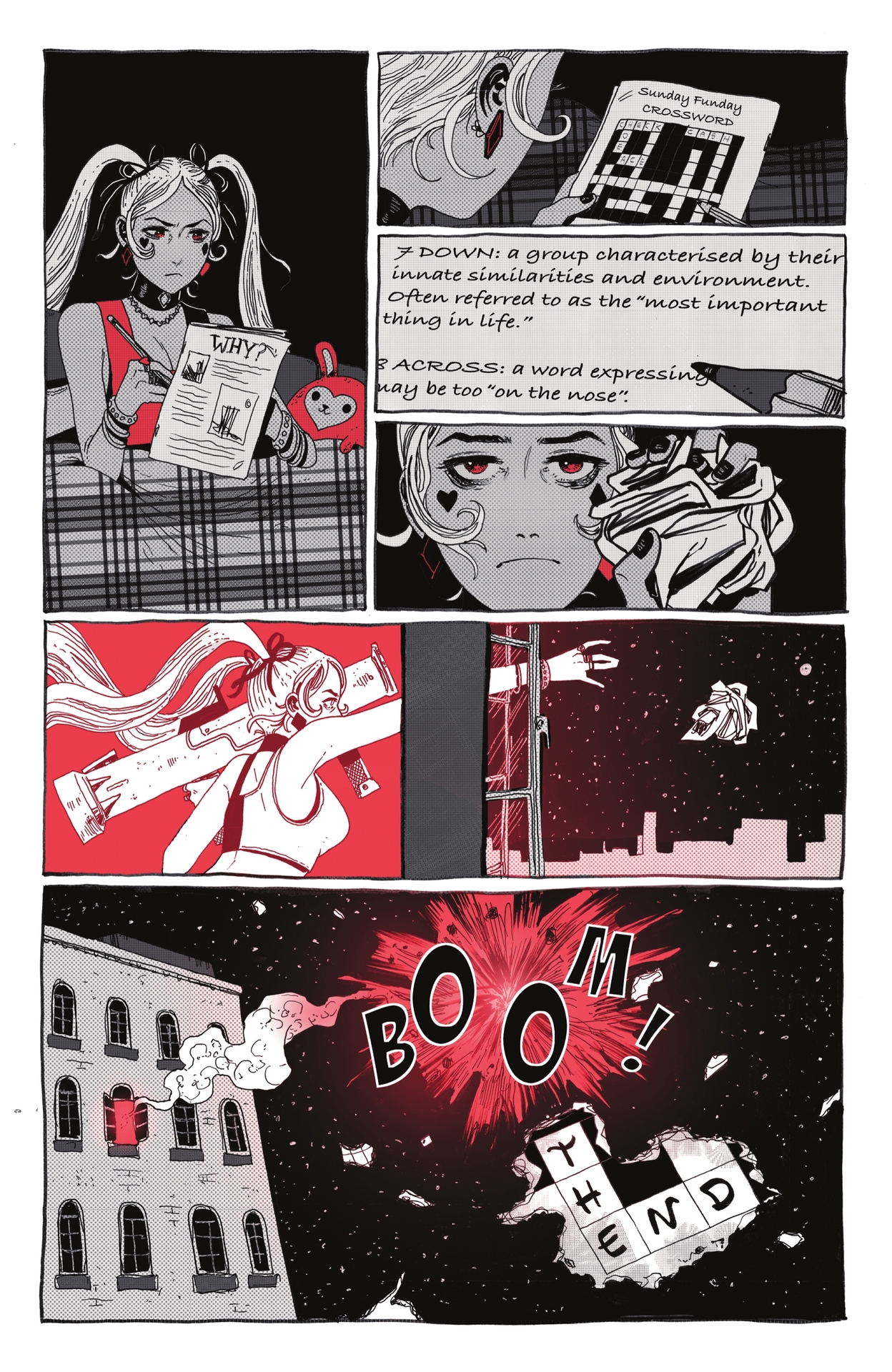Read online Harley Quinn: Black   White   Redder comic -  Issue #4 - 13
