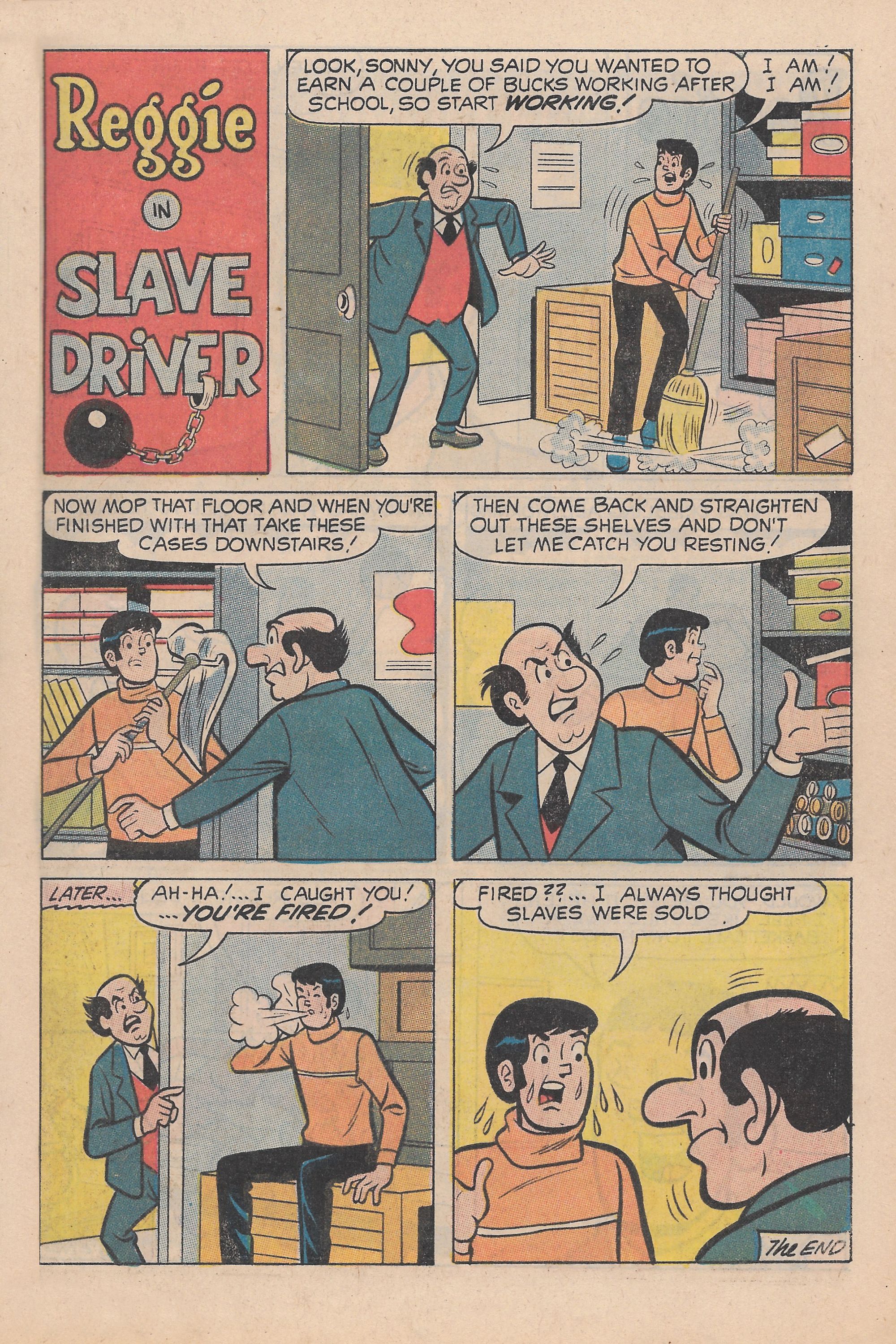 Read online Reggie's Wise Guy Jokes comic -  Issue #13 - 33