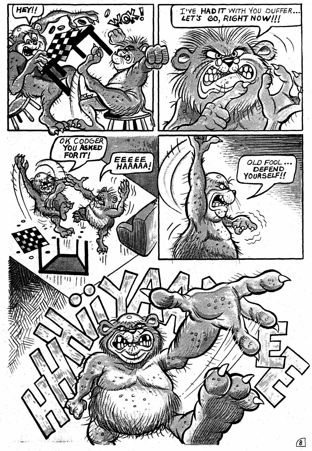 Read online Geriatric Gangrene Jujitsu Gerbils comic -  Issue #1 - 11