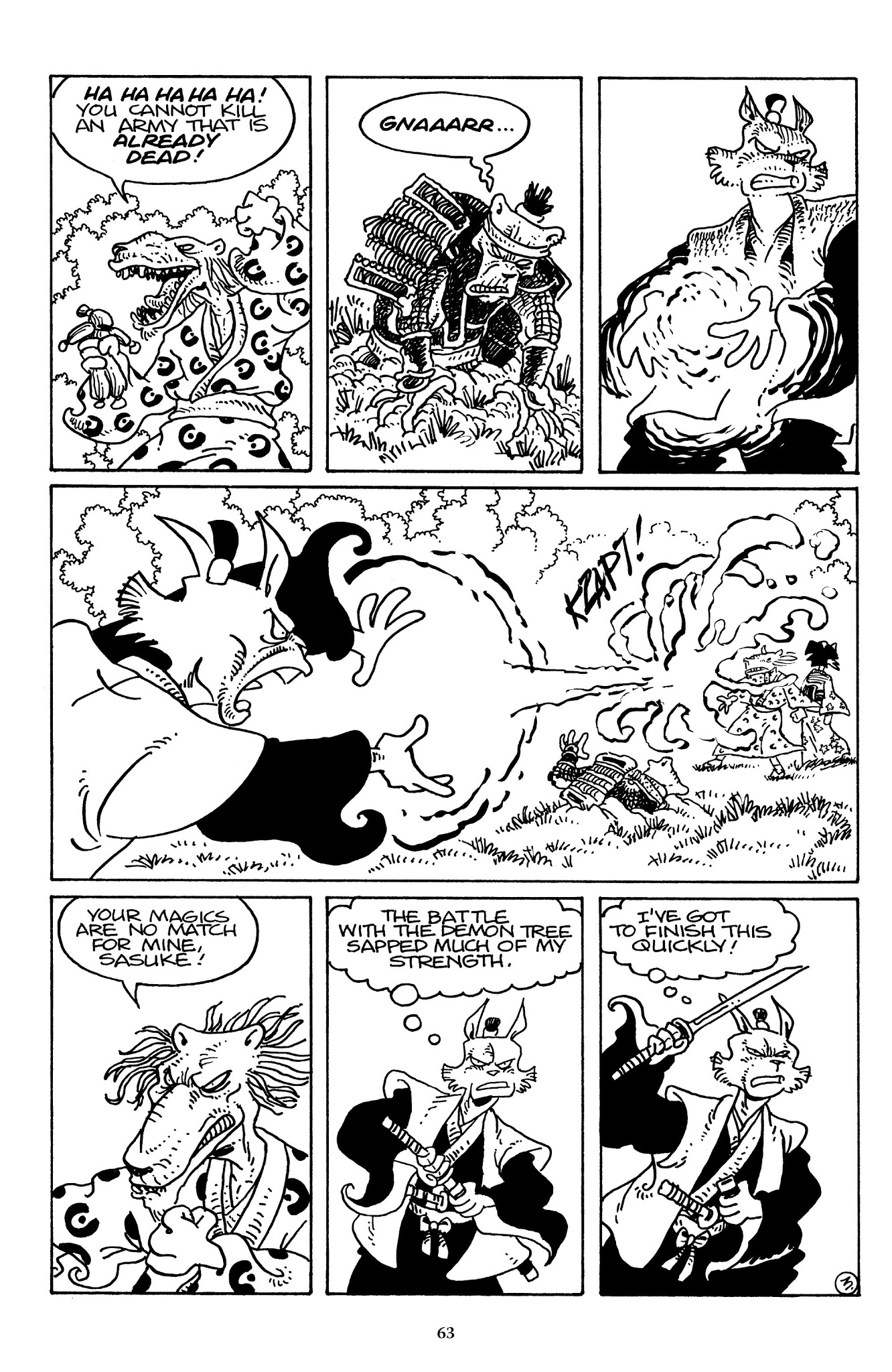 Read online The Usagi Yojimbo Saga comic -  Issue # TPB 7 - 62