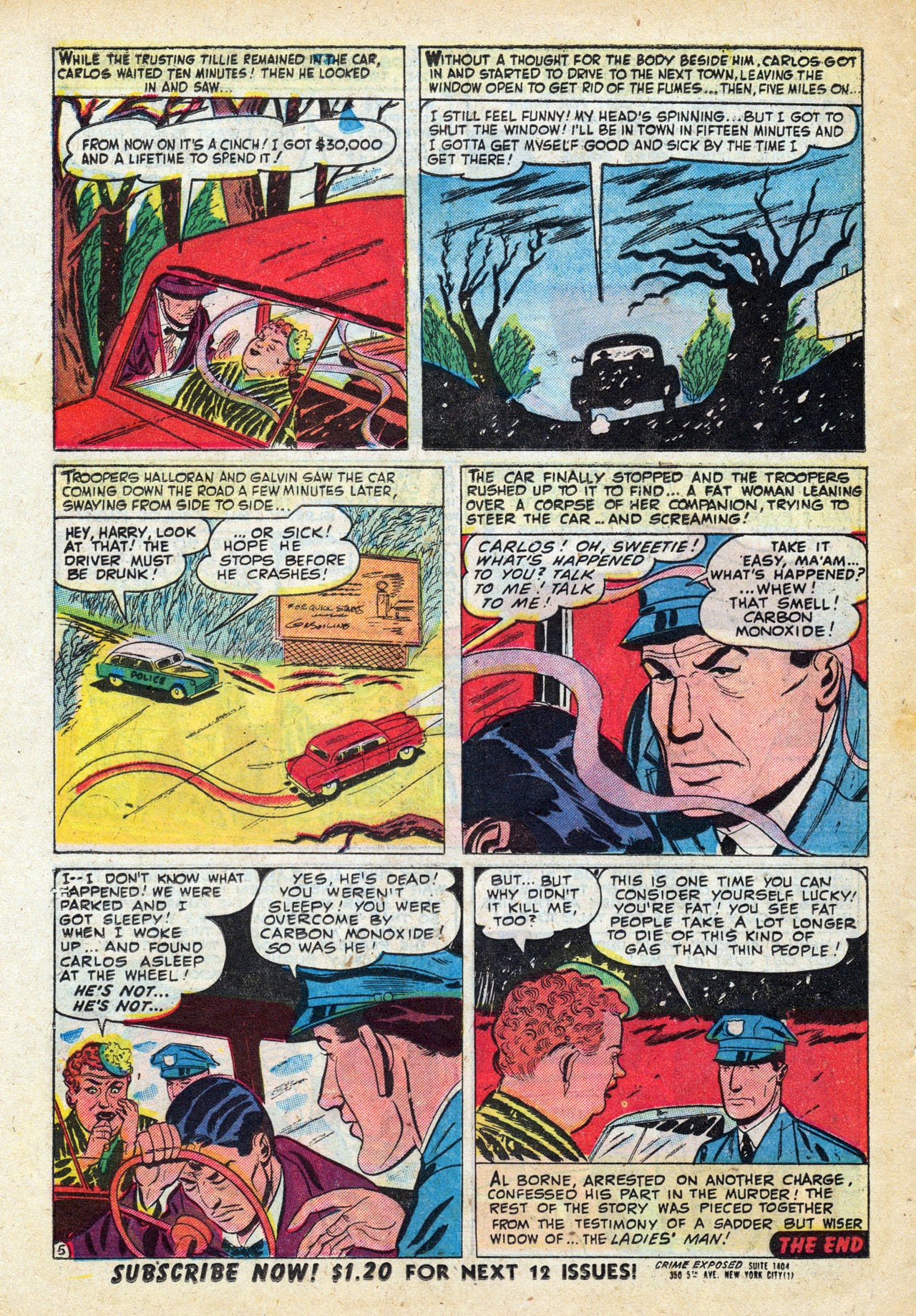 Read online Crime Exposed (1950) comic -  Issue #6 - 26