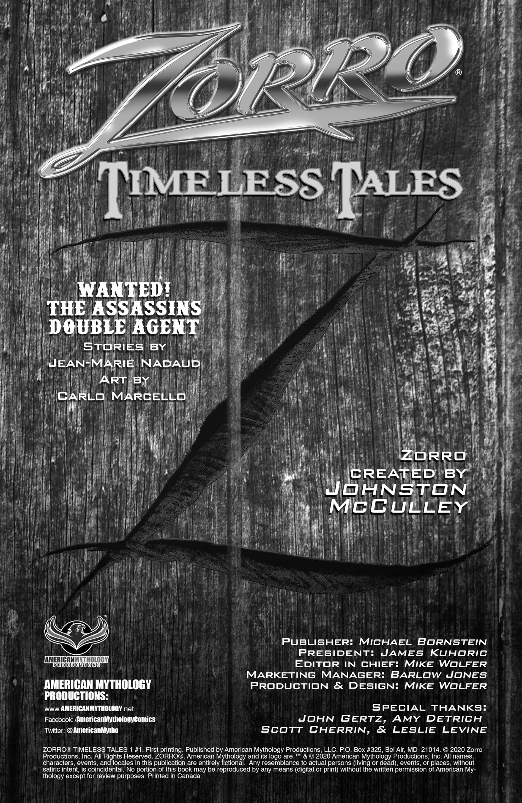 Read online Zorro Timeless Tales comic -  Issue #1 - 2