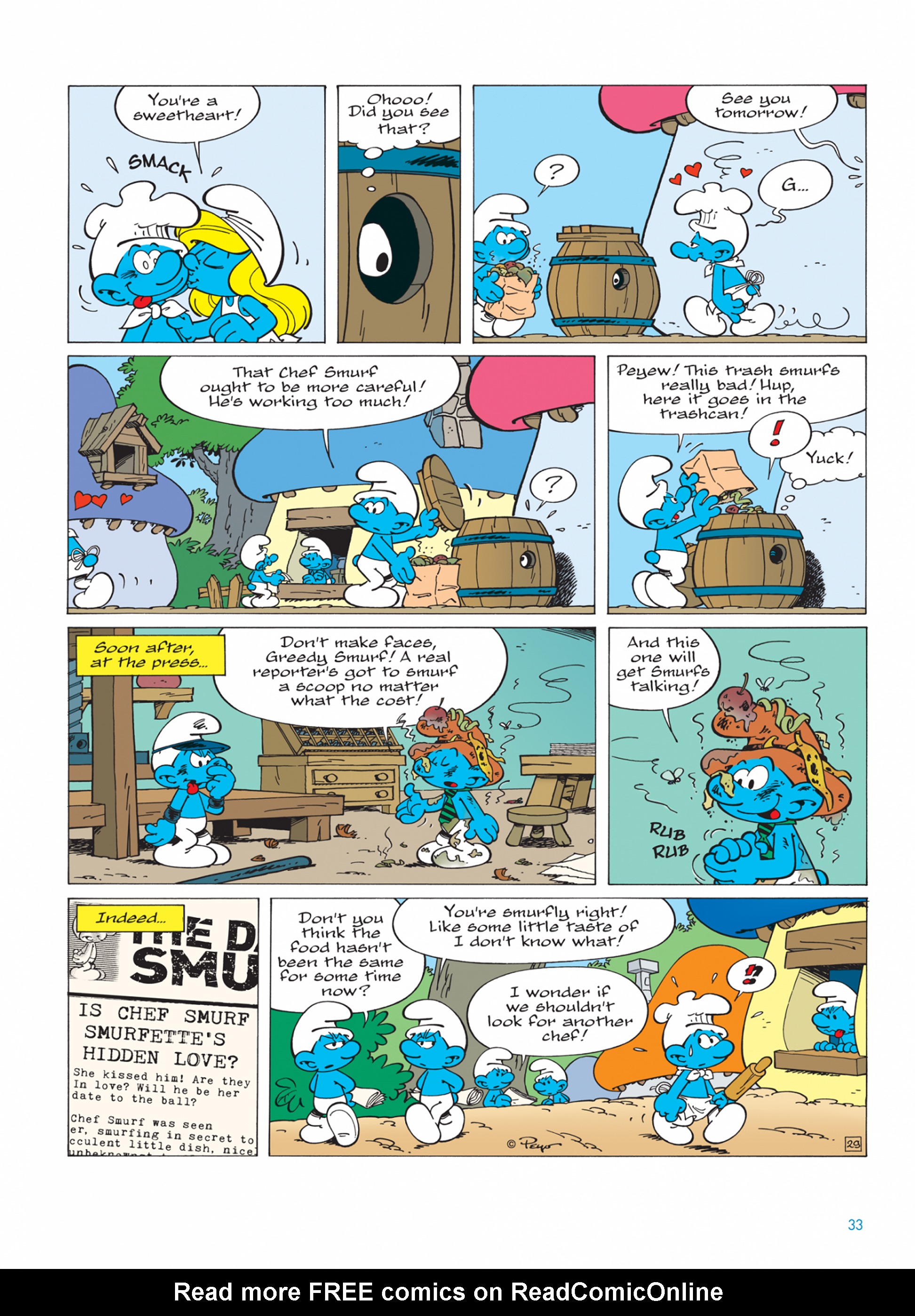 Read online The Smurfs comic -  Issue #24 - 33