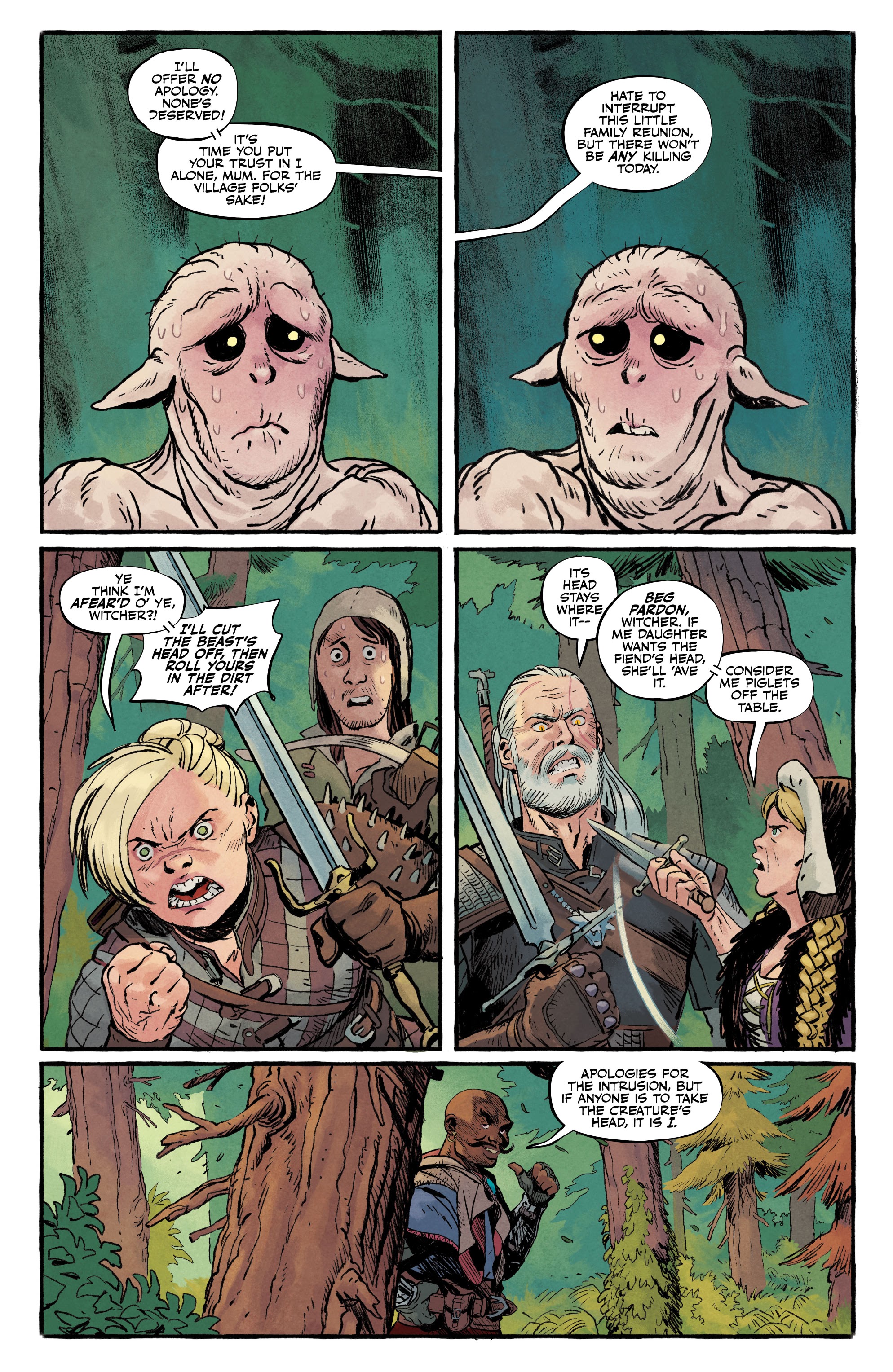 Read online Free Comic Book Day 2021 comic -  Issue # Critical Role - The Witcher - 17