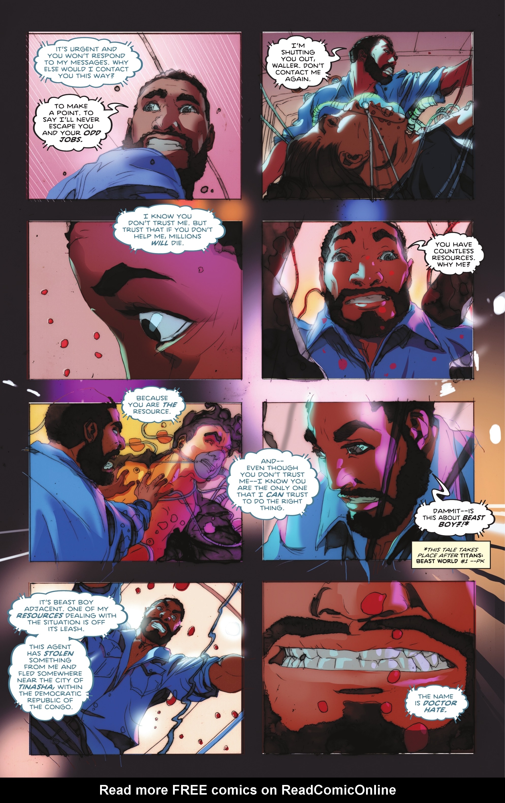 Read online Titans Beast World: Waller Rising comic -  Issue # Full - 5