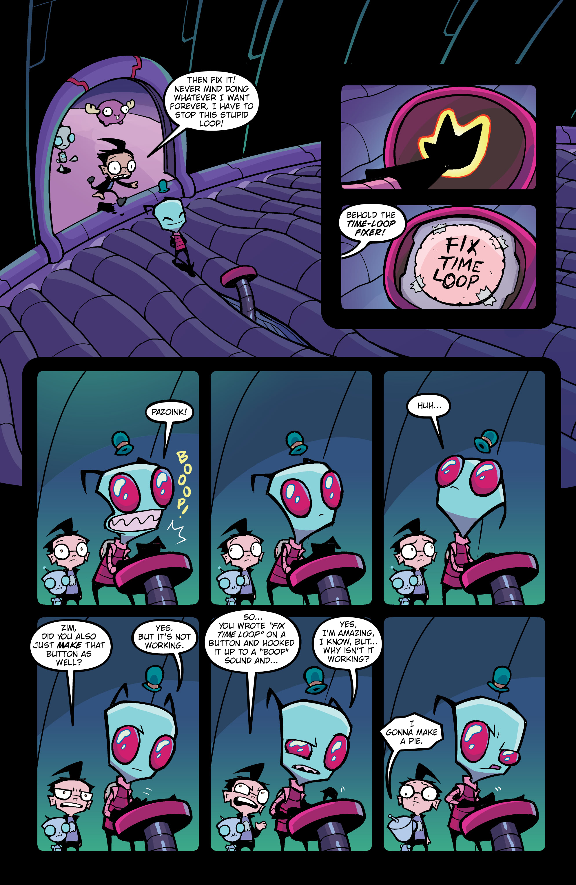 Read online Invader Zim: The Dookie Loop Horror comic -  Issue # Full - 33