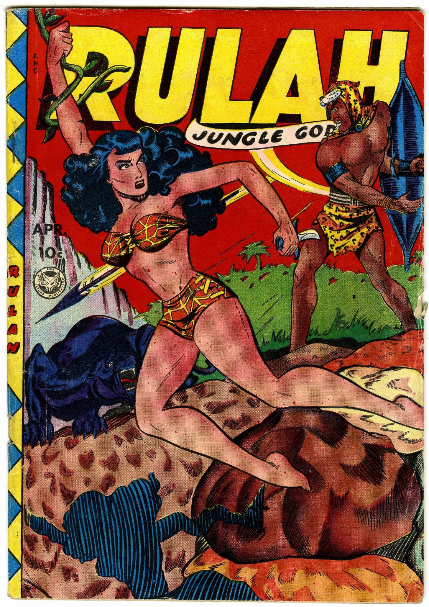 Read online Rulah - Jungle Goddess comic -  Issue #25 - 1