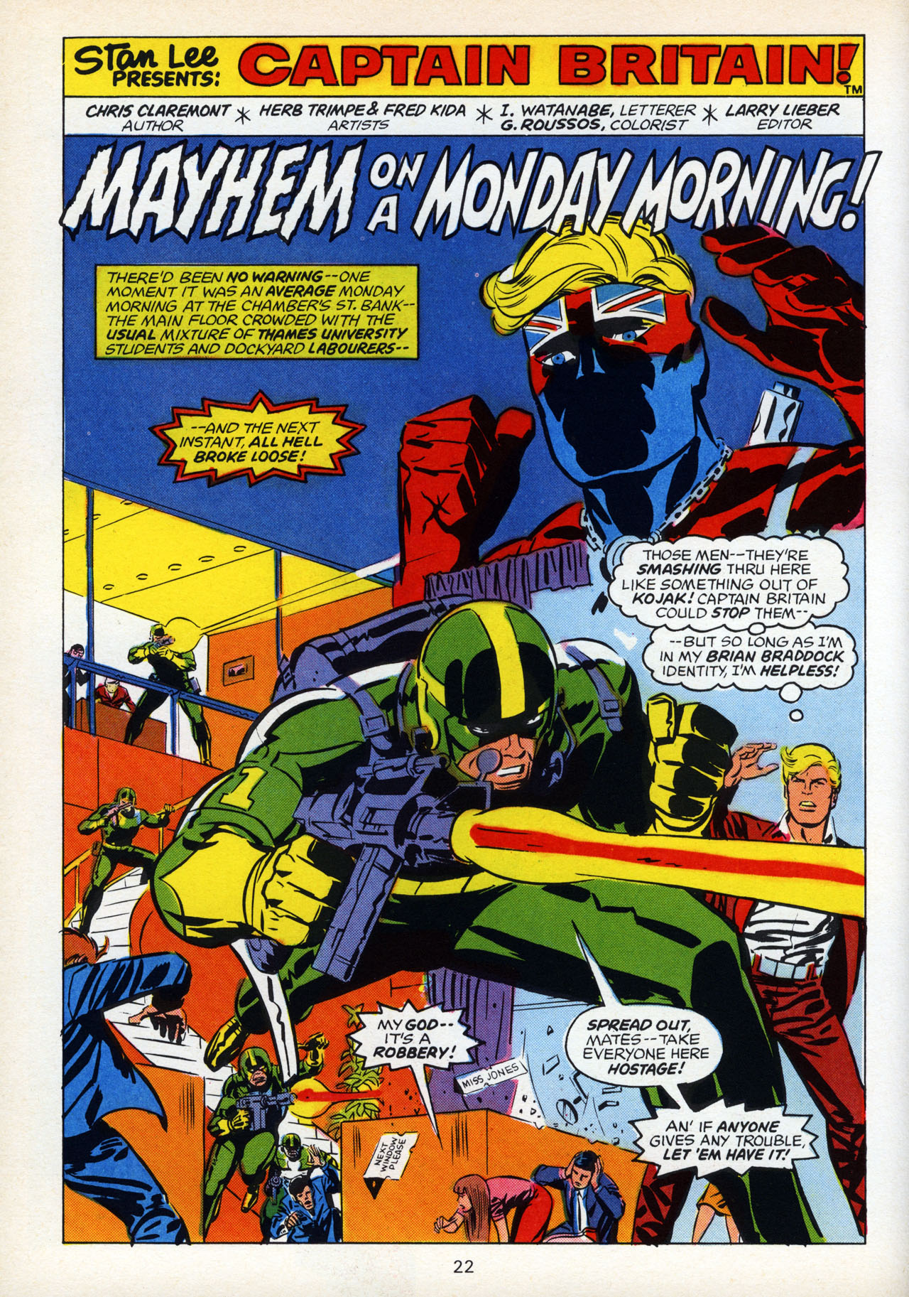 Read online Captain Britain (1976) comic -  Issue # _Annual - 21