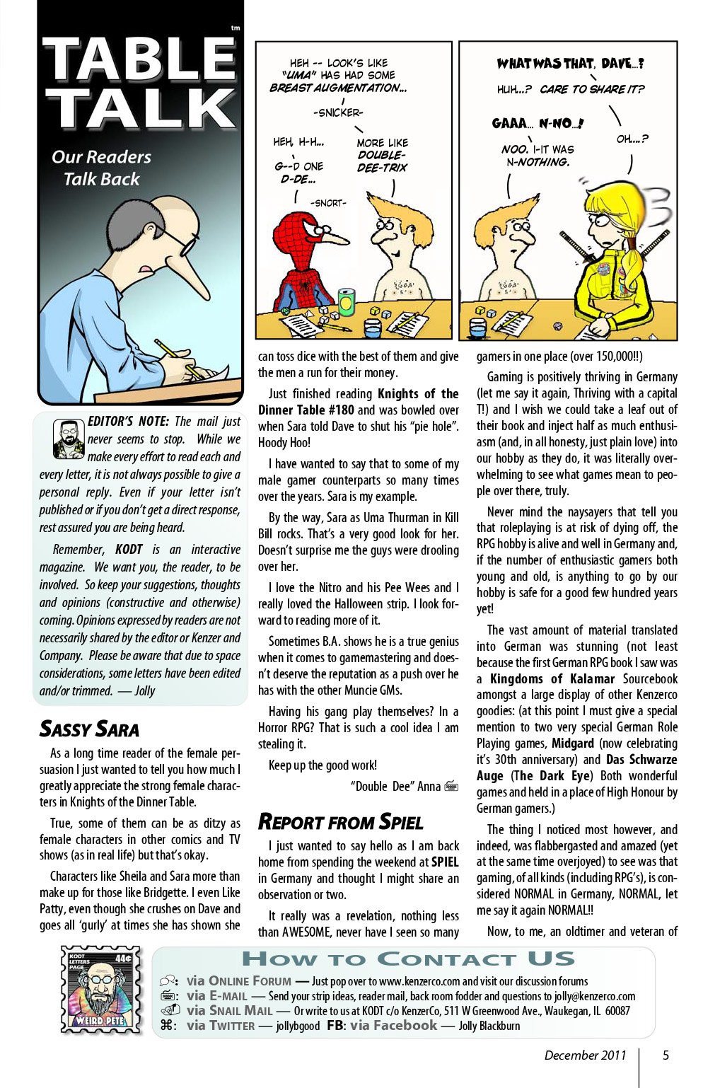 Read online Knights of the Dinner Table comic -  Issue #182 - 7