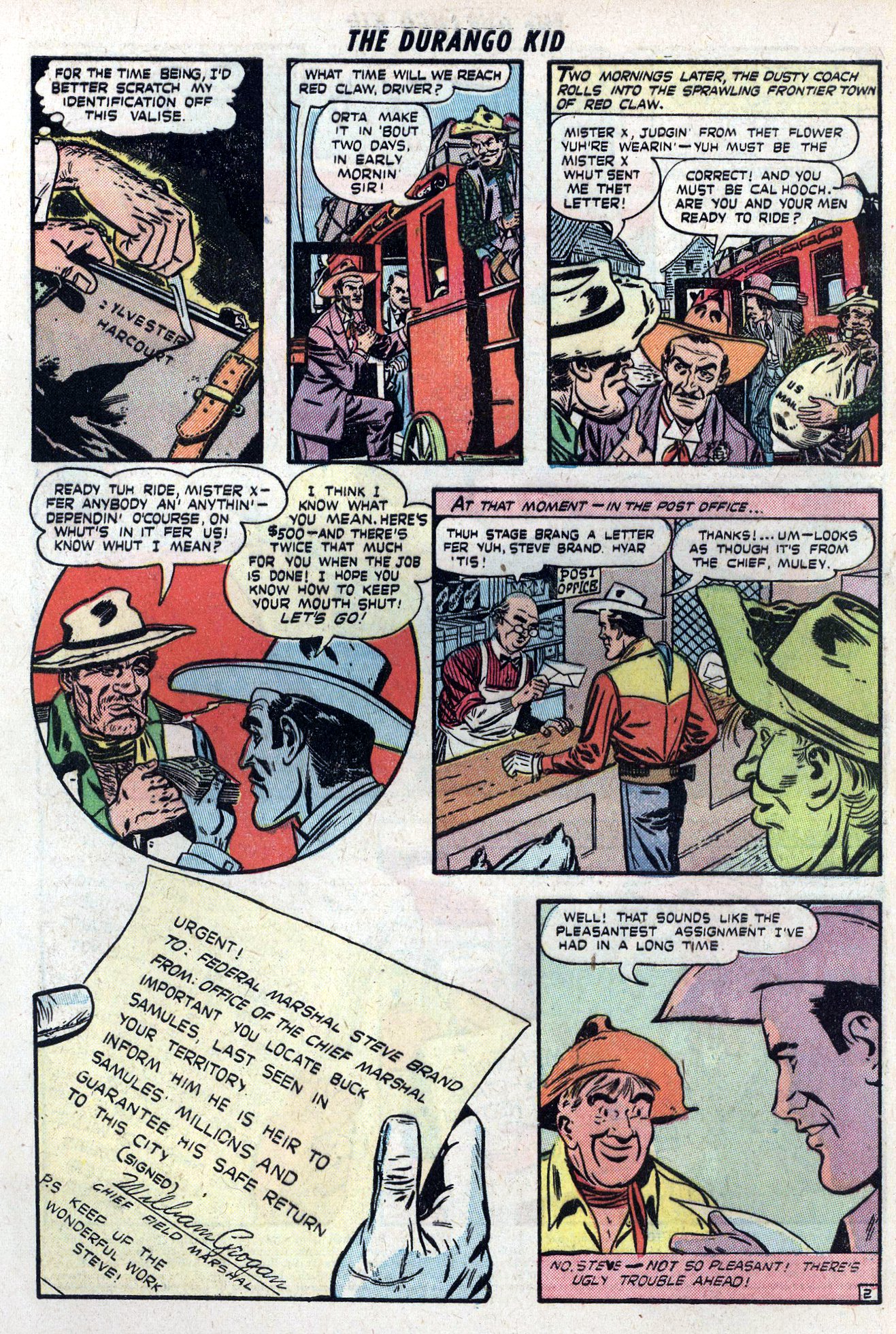 Read online Charles Starrett as The Durango Kid comic -  Issue #6 - 4