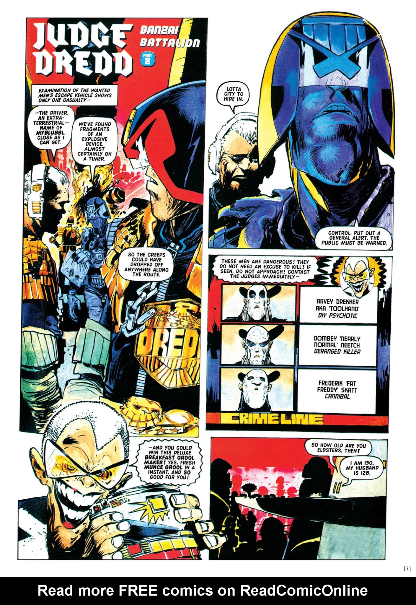 Read online Judge Dredd: The Complete Case Files comic -  Issue # TPB 29 - 173