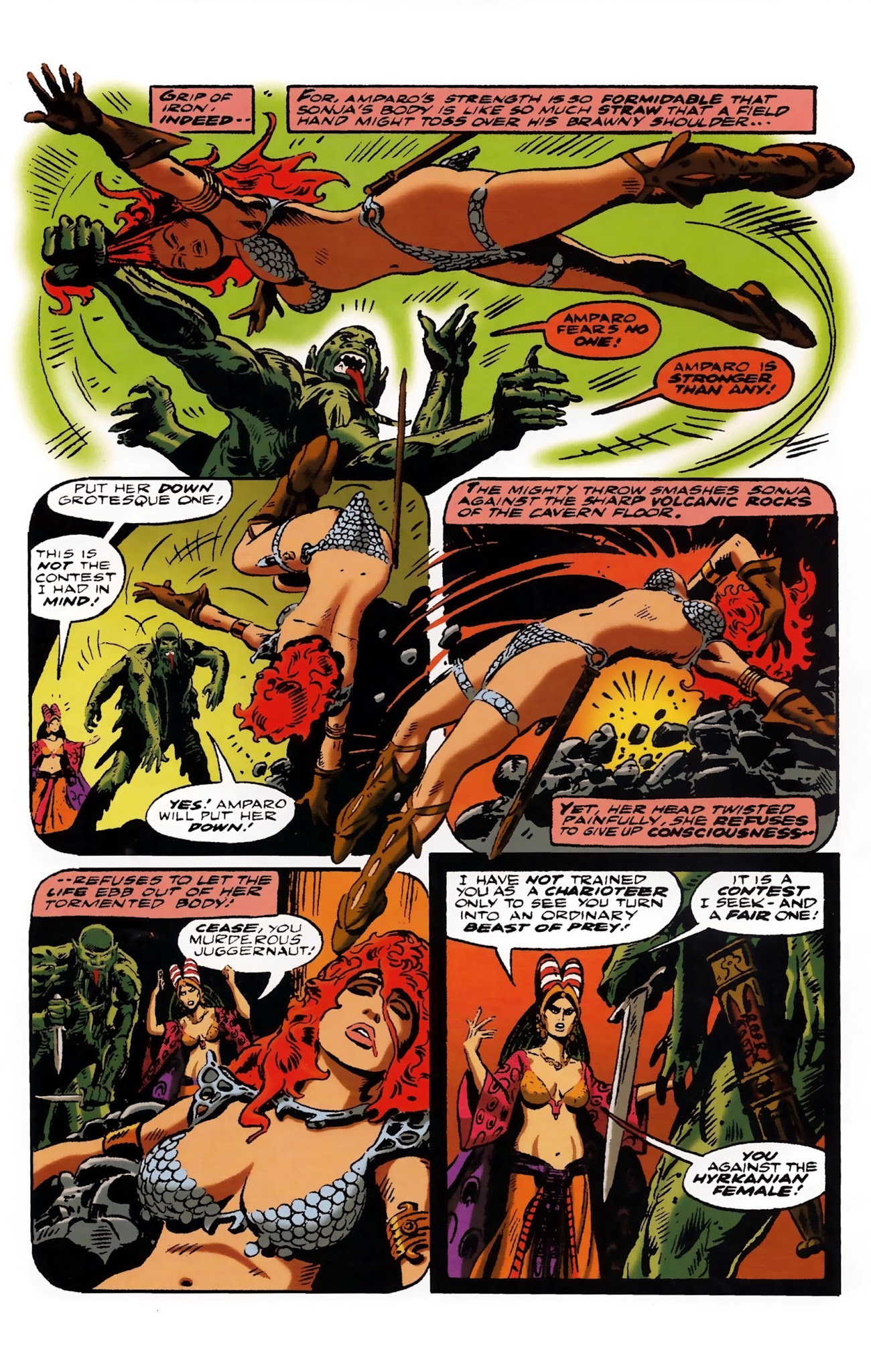 Read online The Adventures of Red Sonja comic -  Issue # TPB 3 - 34