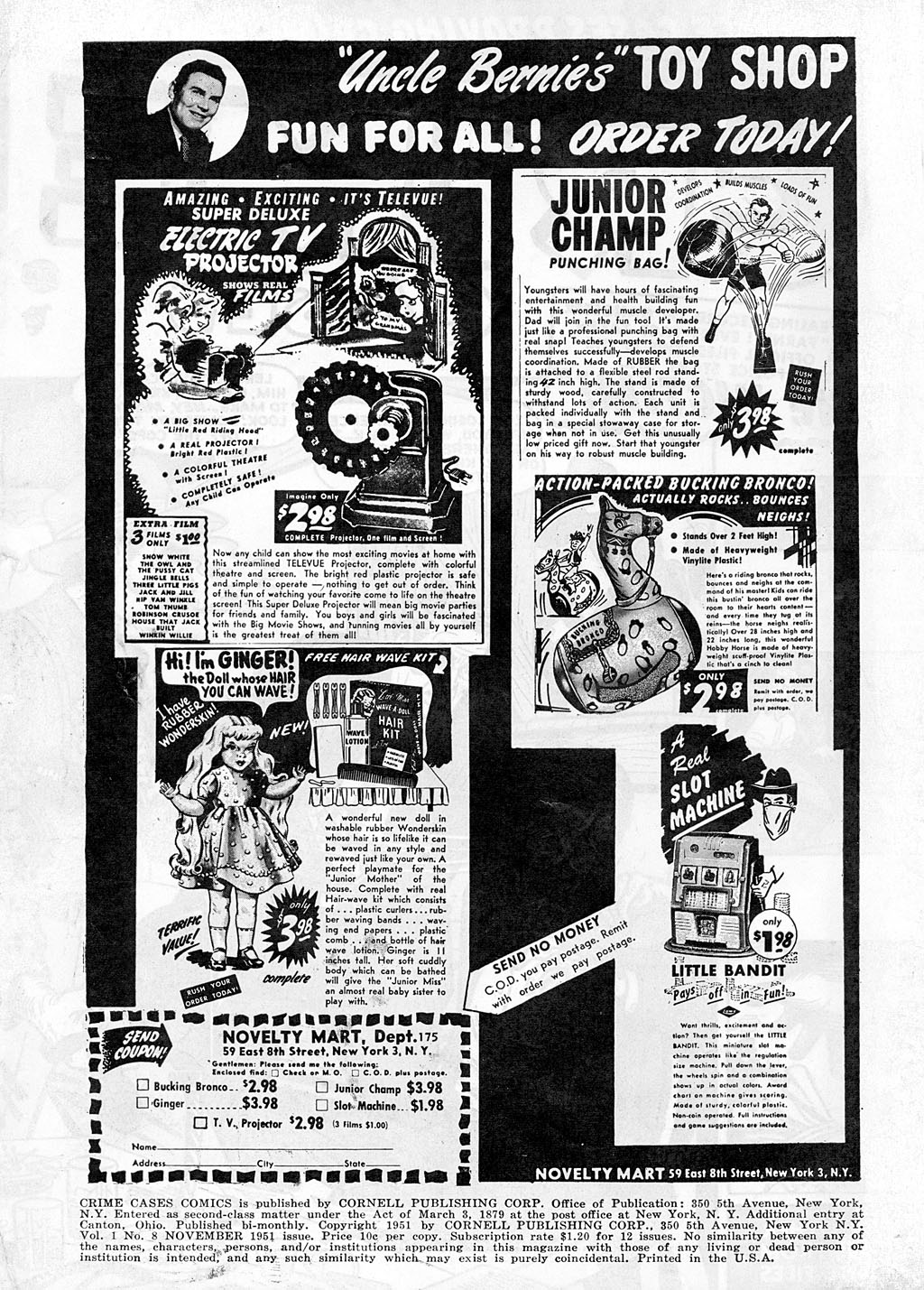 Read online Crime Cases Comics (1951) comic -  Issue #8 - 2