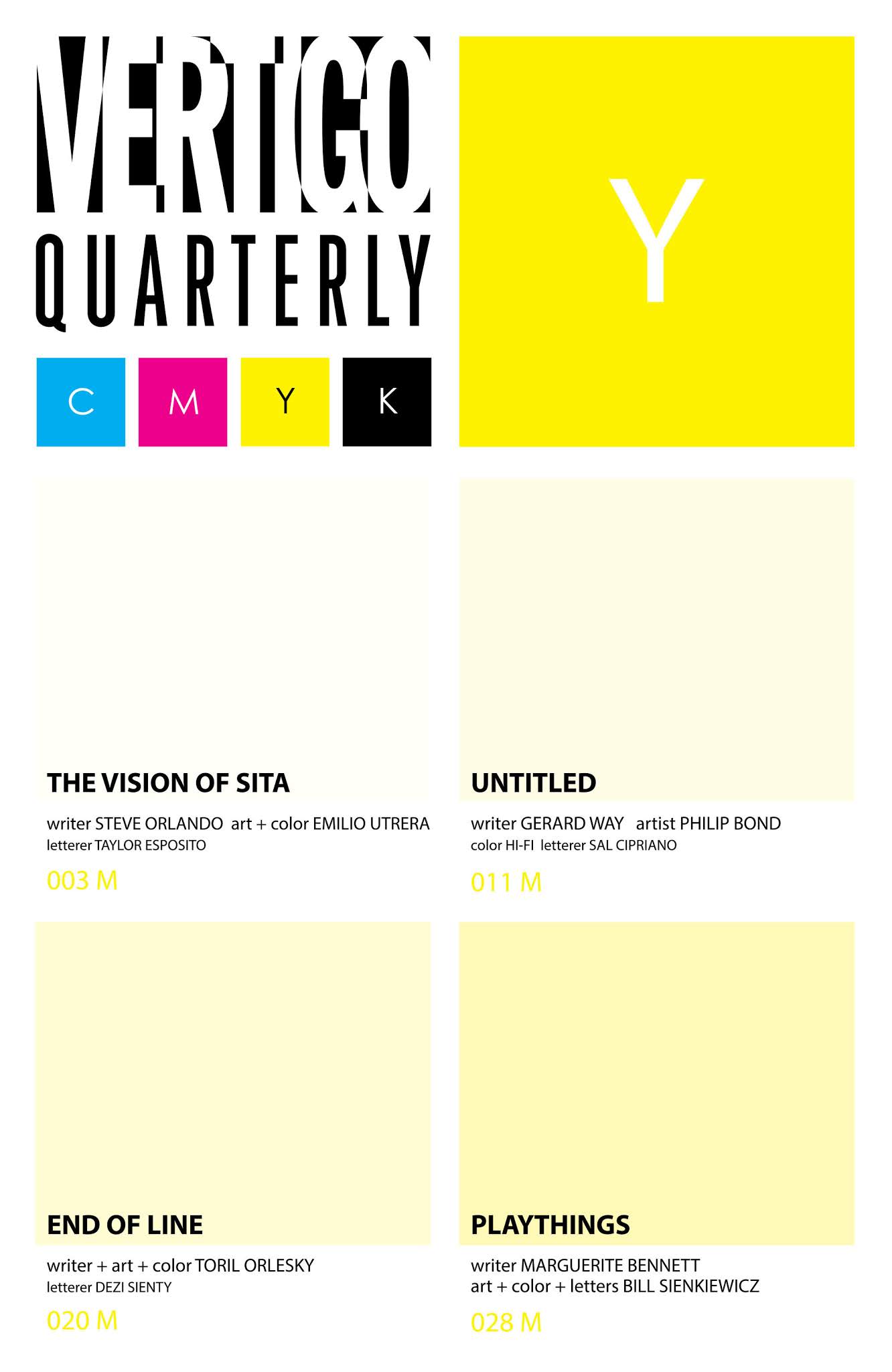 Read online Vertigo Quarterly CMYK comic -  Issue #3 - 2