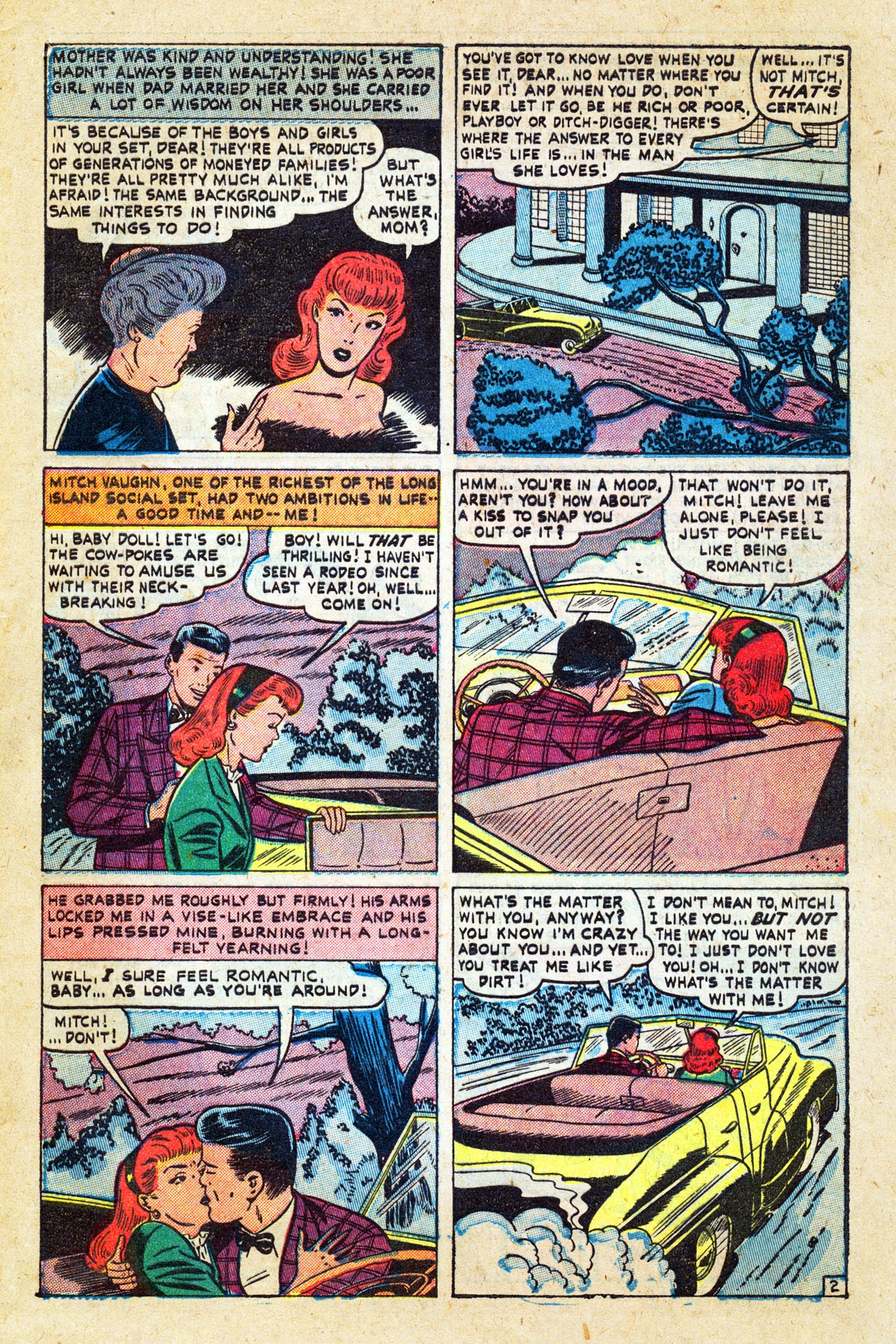 Read online Cowboy Romances comic -  Issue #1 - 41