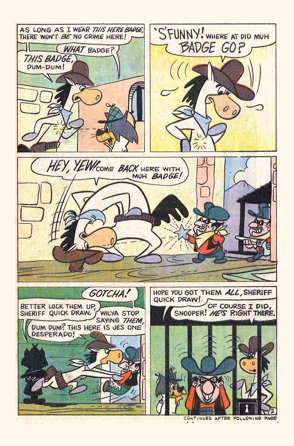 Read online Quick Draw McGraw comic -  Issue #1 - 25