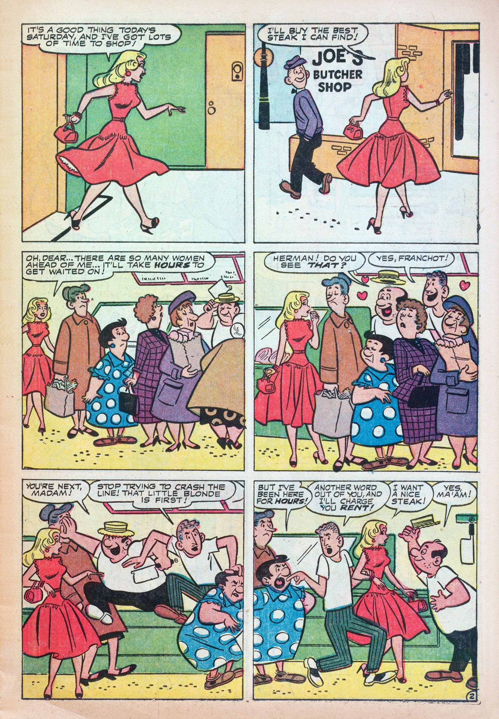 Read online Sherry the Showgirl (1956) comic -  Issue #3 - 11