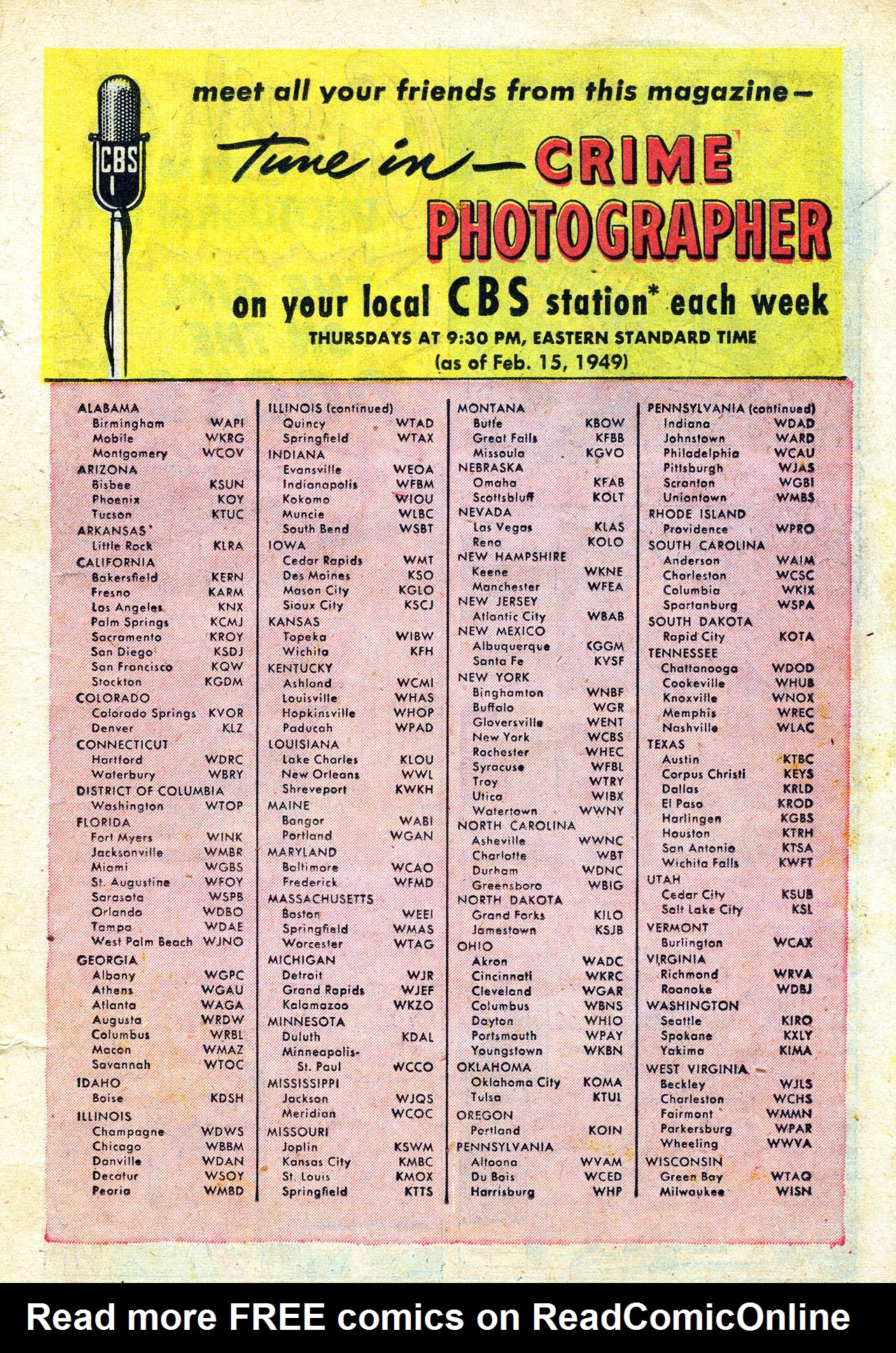 Read online Casey Crime Photographer comic -  Issue #1 - 17