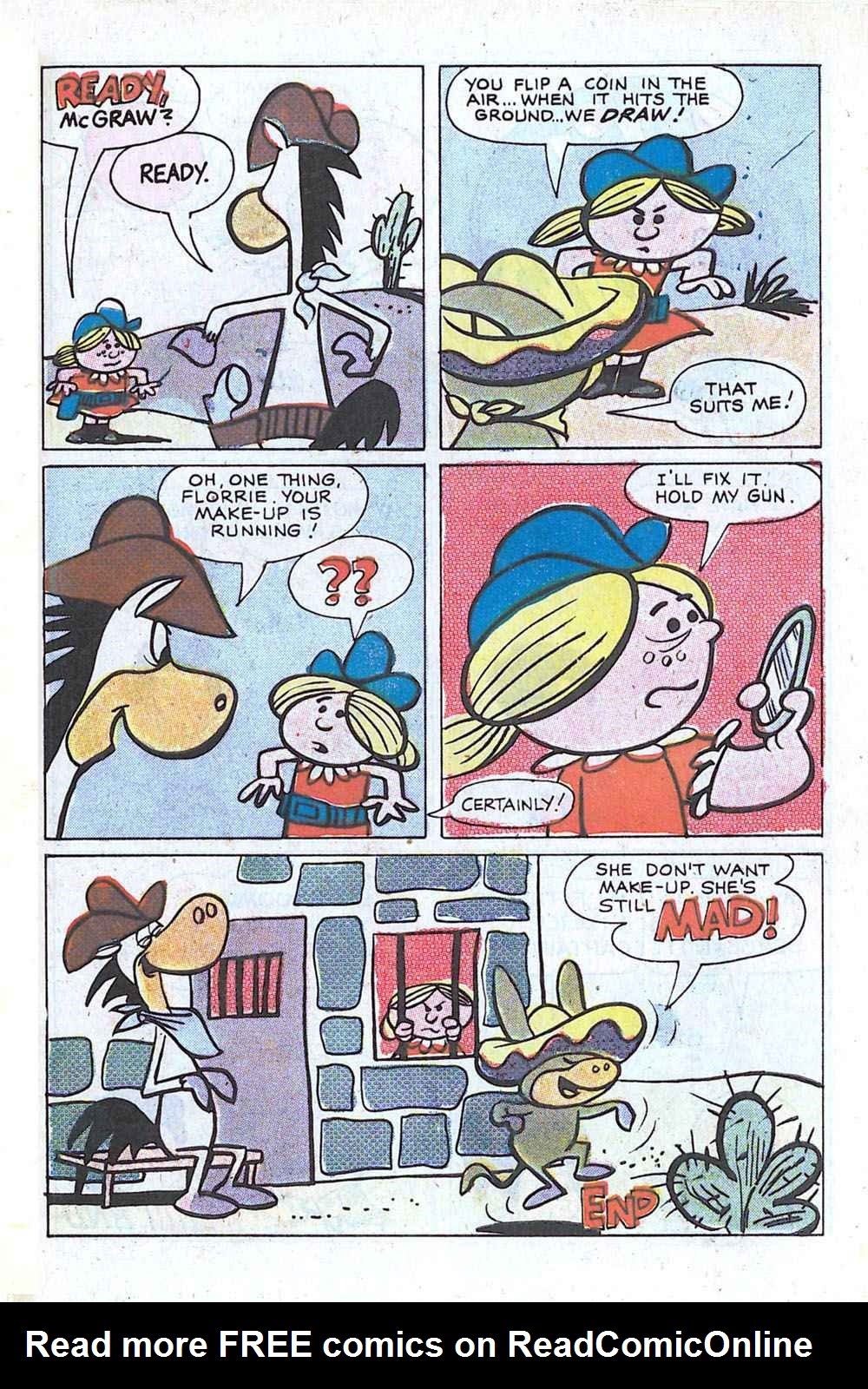 Read online Quick Draw McGraw comic -  Issue #8 - 21