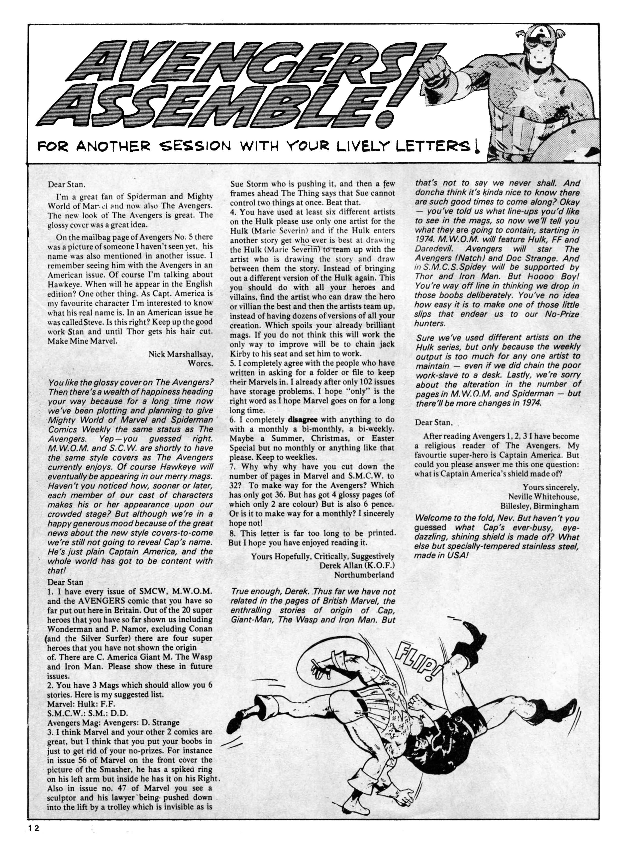 Read online The Avengers (1973) comic -  Issue #20 - 12