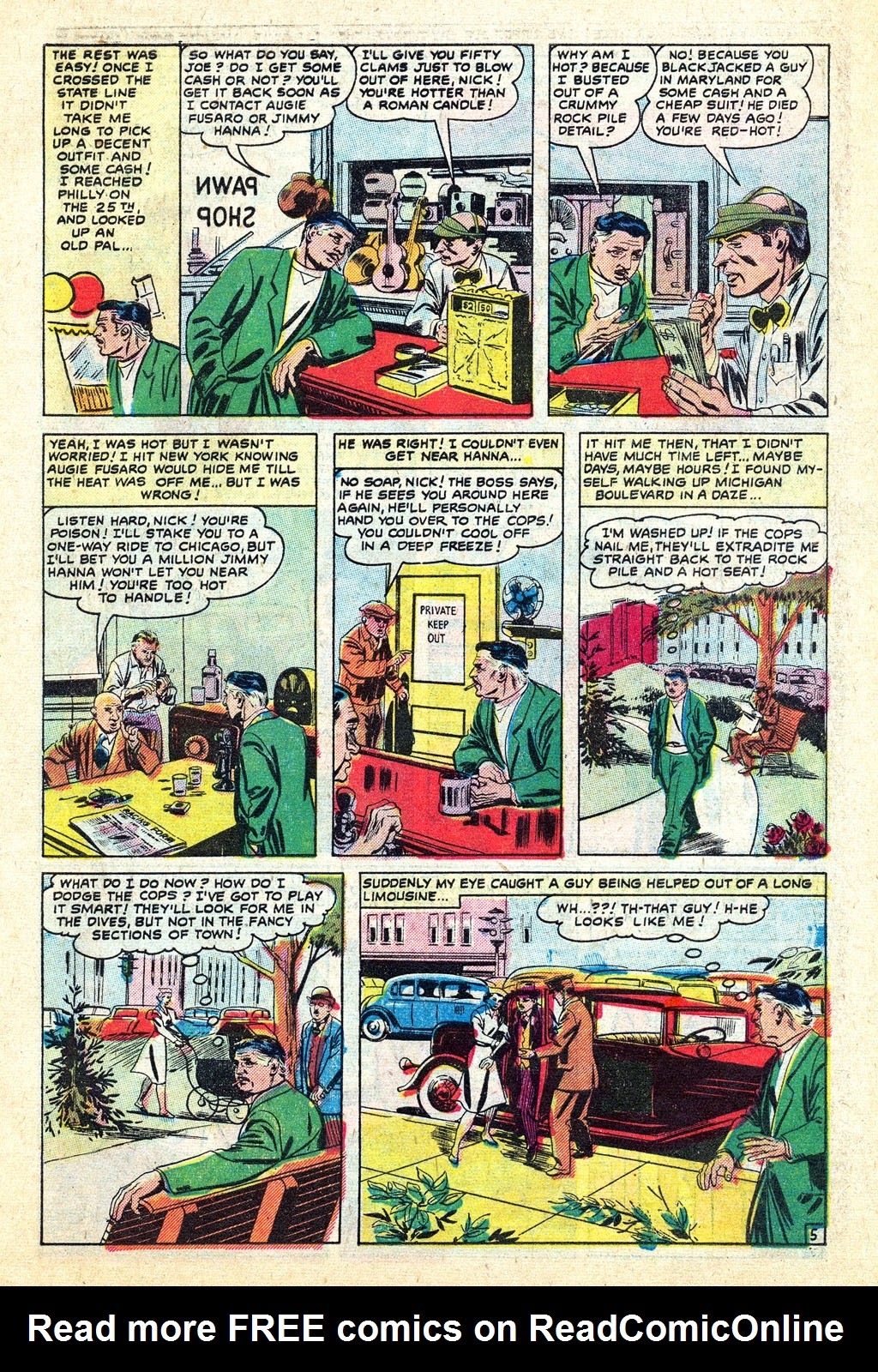 Read online Crime Cases Comics (1951) comic -  Issue #7 - 7