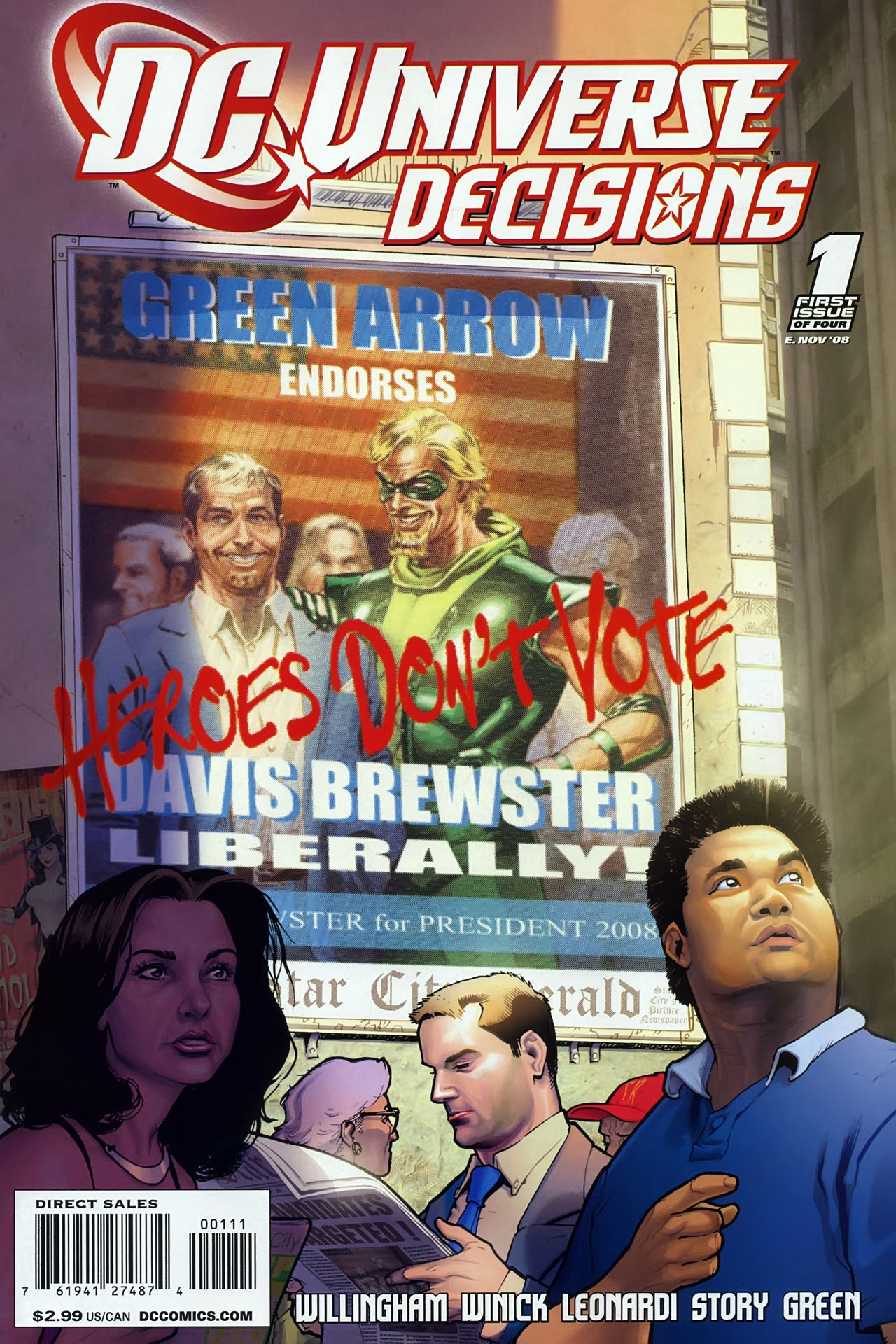 Read online DC Universe: Decisions comic -  Issue #1 - 1