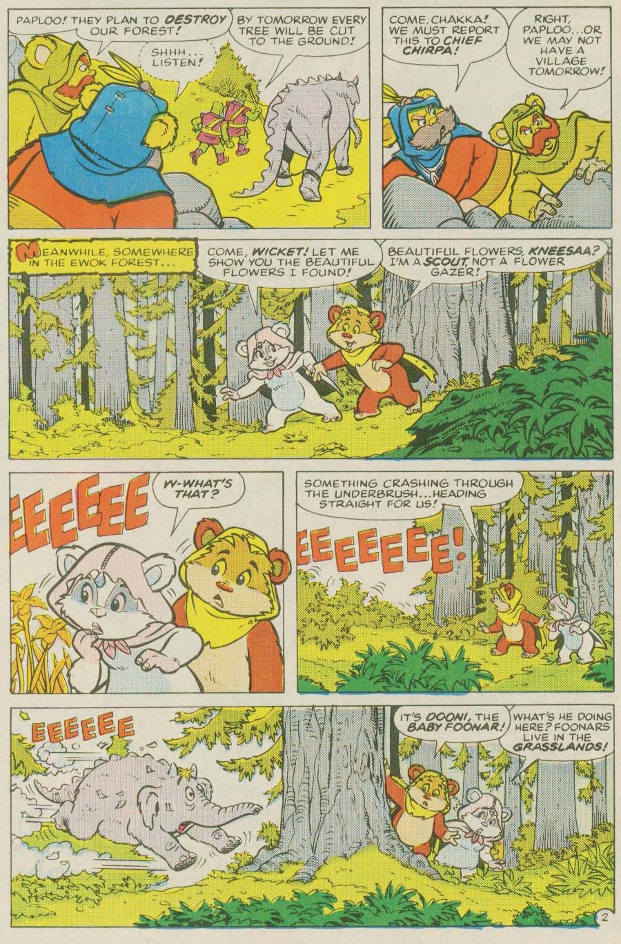 Read online Ewoks (1987) comic -  Issue #5 - 4