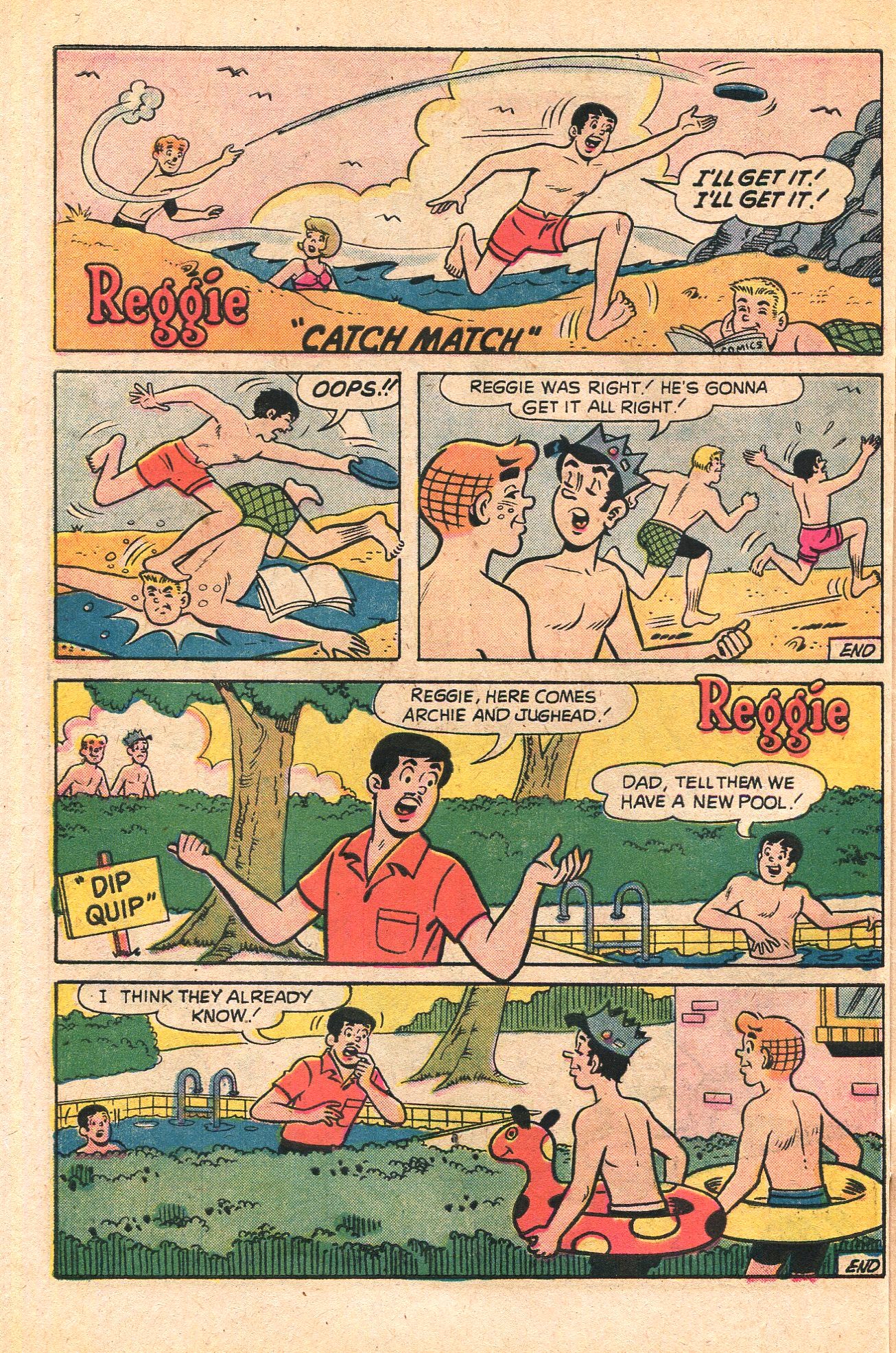 Read online Reggie's Wise Guy Jokes comic -  Issue #30 - 30
