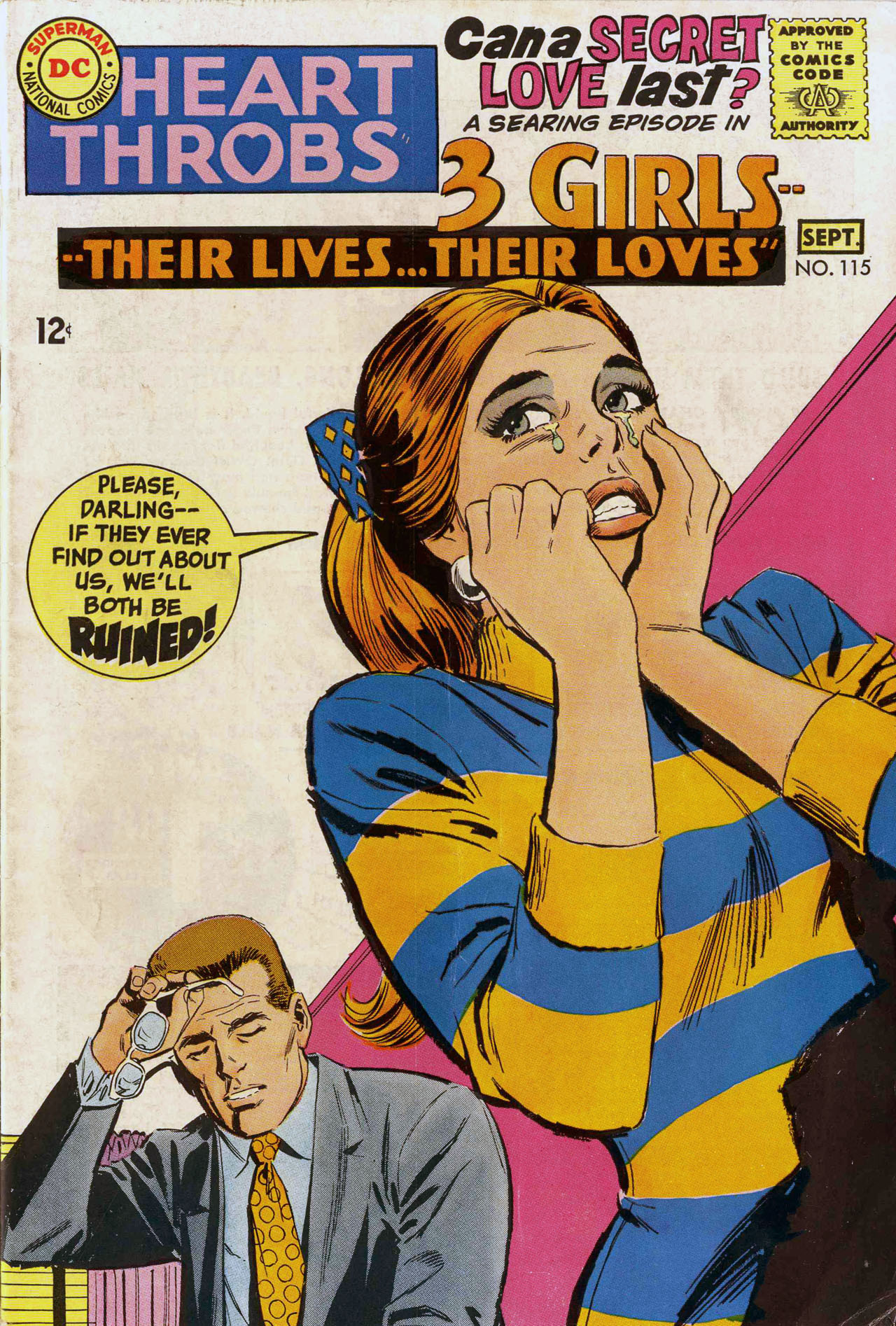 Read online Heart Throbs comic -  Issue #115 - 1