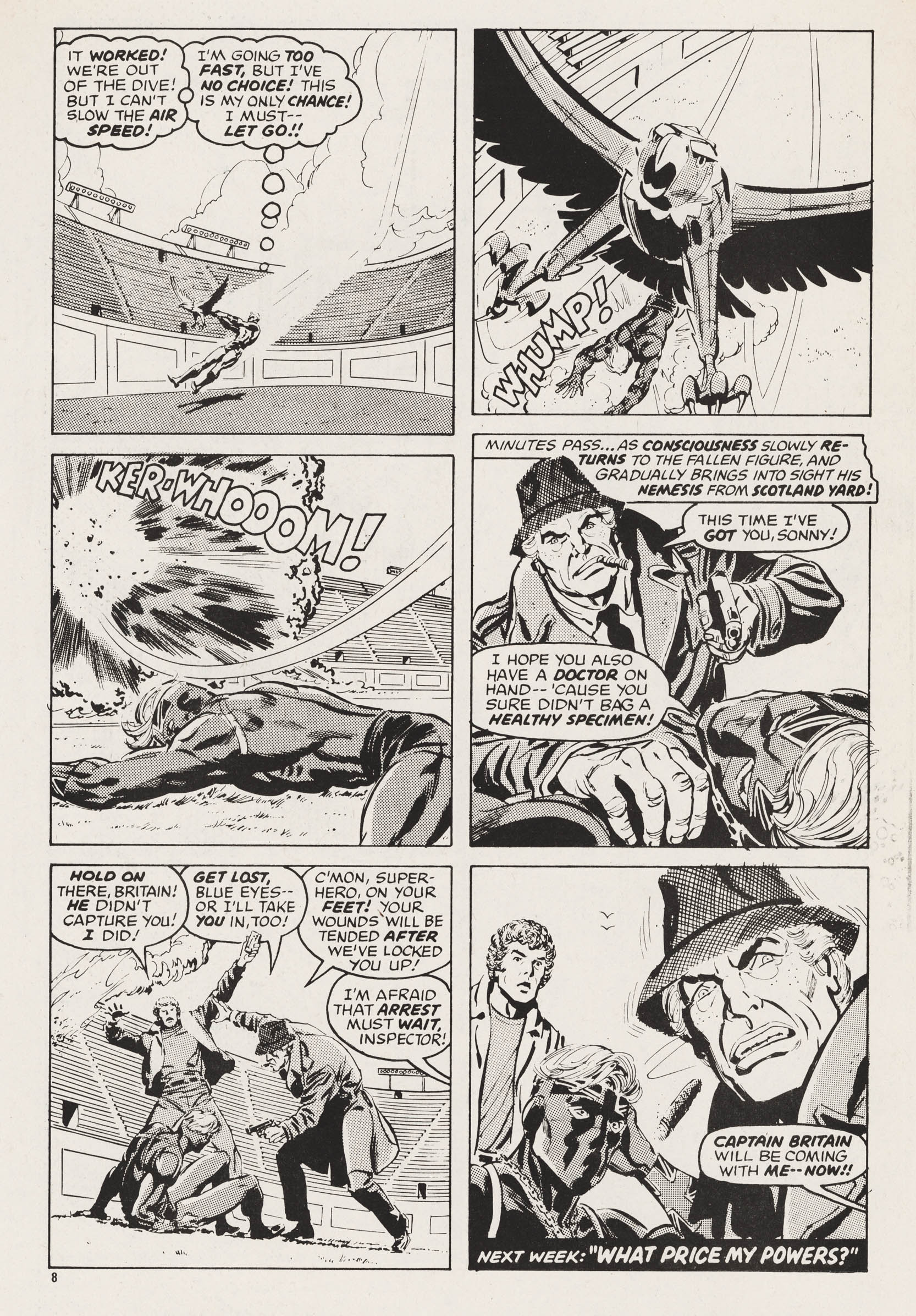 Read online Captain Britain (1976) comic -  Issue #32 - 8