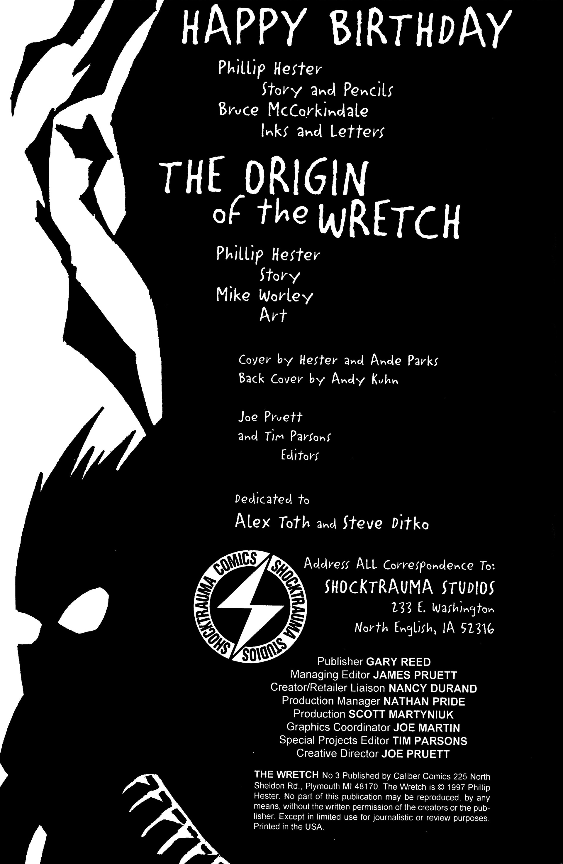 Read online Wretch (1996) comic -  Issue #3 - 2