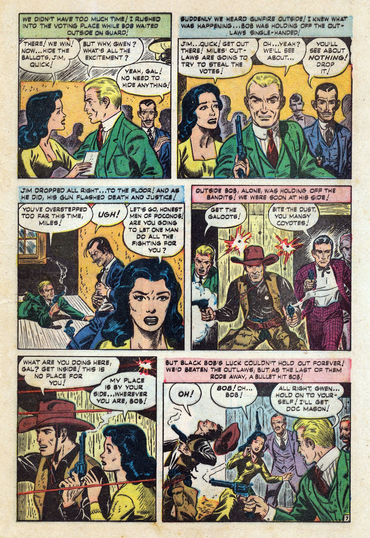 Read online Western Life Romances comic -  Issue #1 - 9