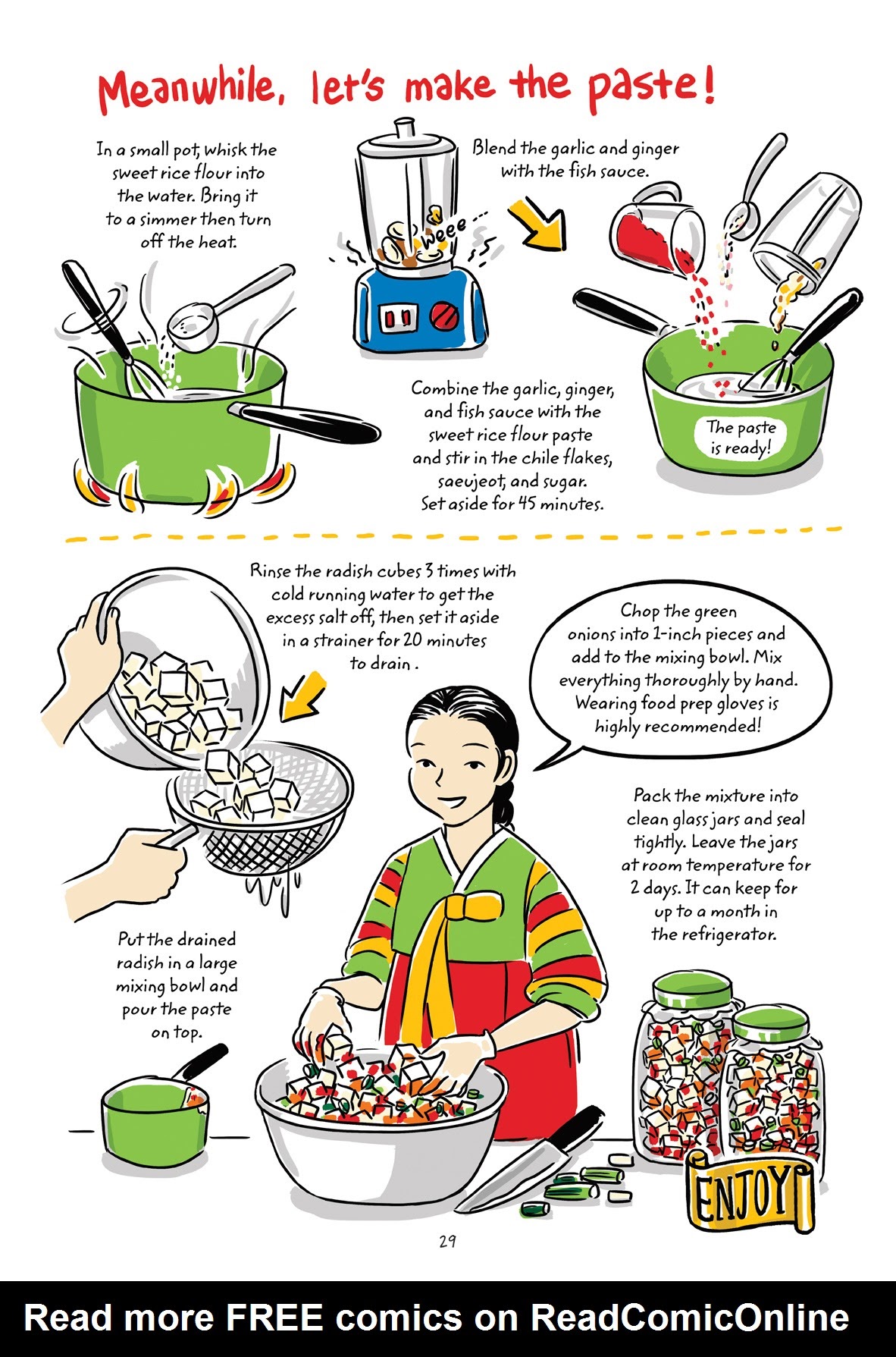 Read online Cook Korean! A Comic Book With Recipes comic -  Issue # TPB (Part 1) - 28