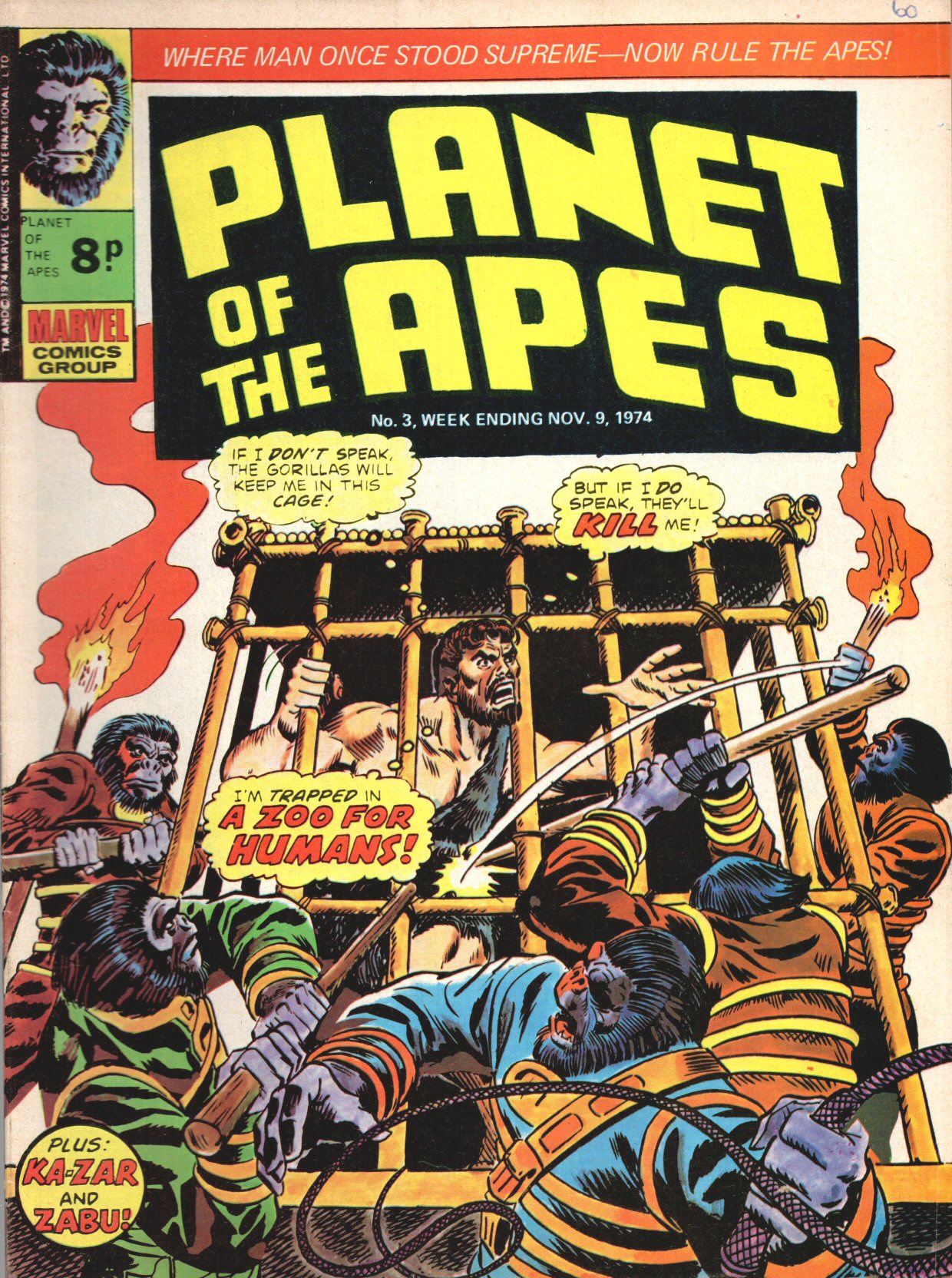 Read online Planet of the Apes (1974) comic -  Issue #3 - 1