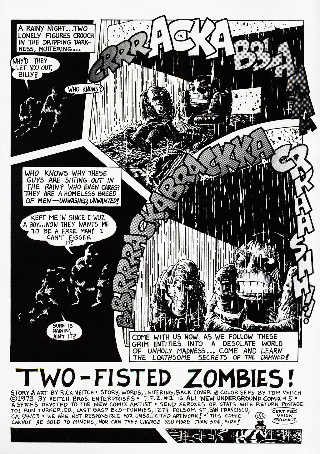 Read online Two-Fisted Zombies! comic -  Issue # Full - 2