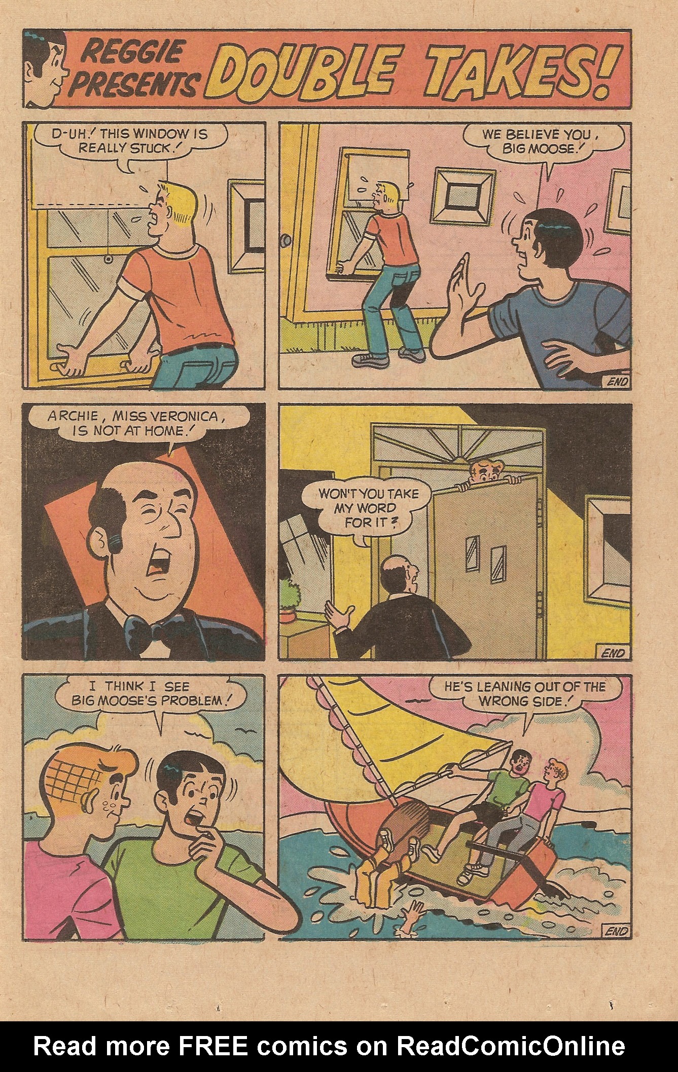 Read online Reggie's Wise Guy Jokes comic -  Issue #31 - 15