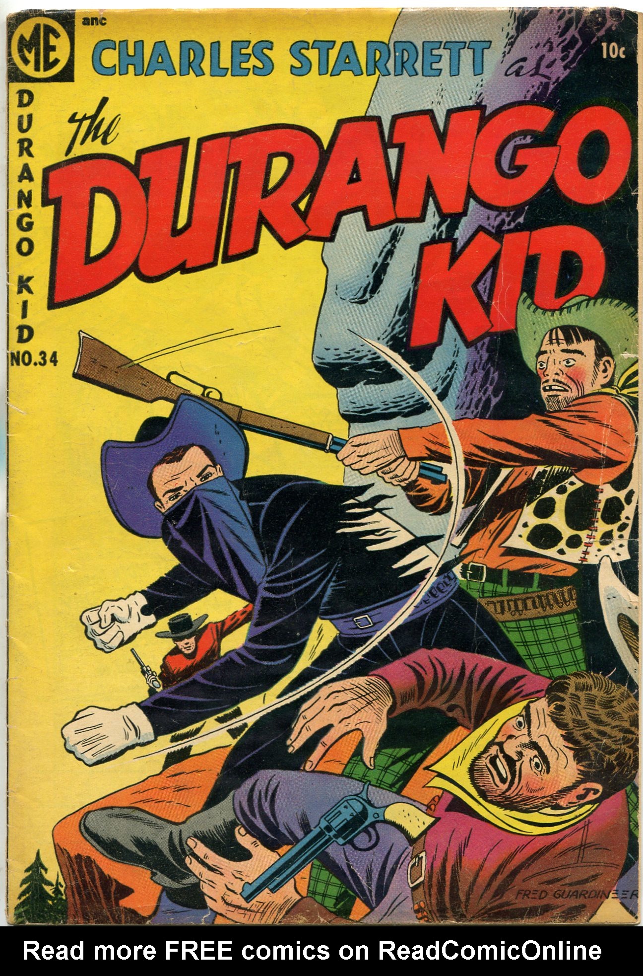 Read online Charles Starrett as The Durango Kid comic -  Issue #34 - 1