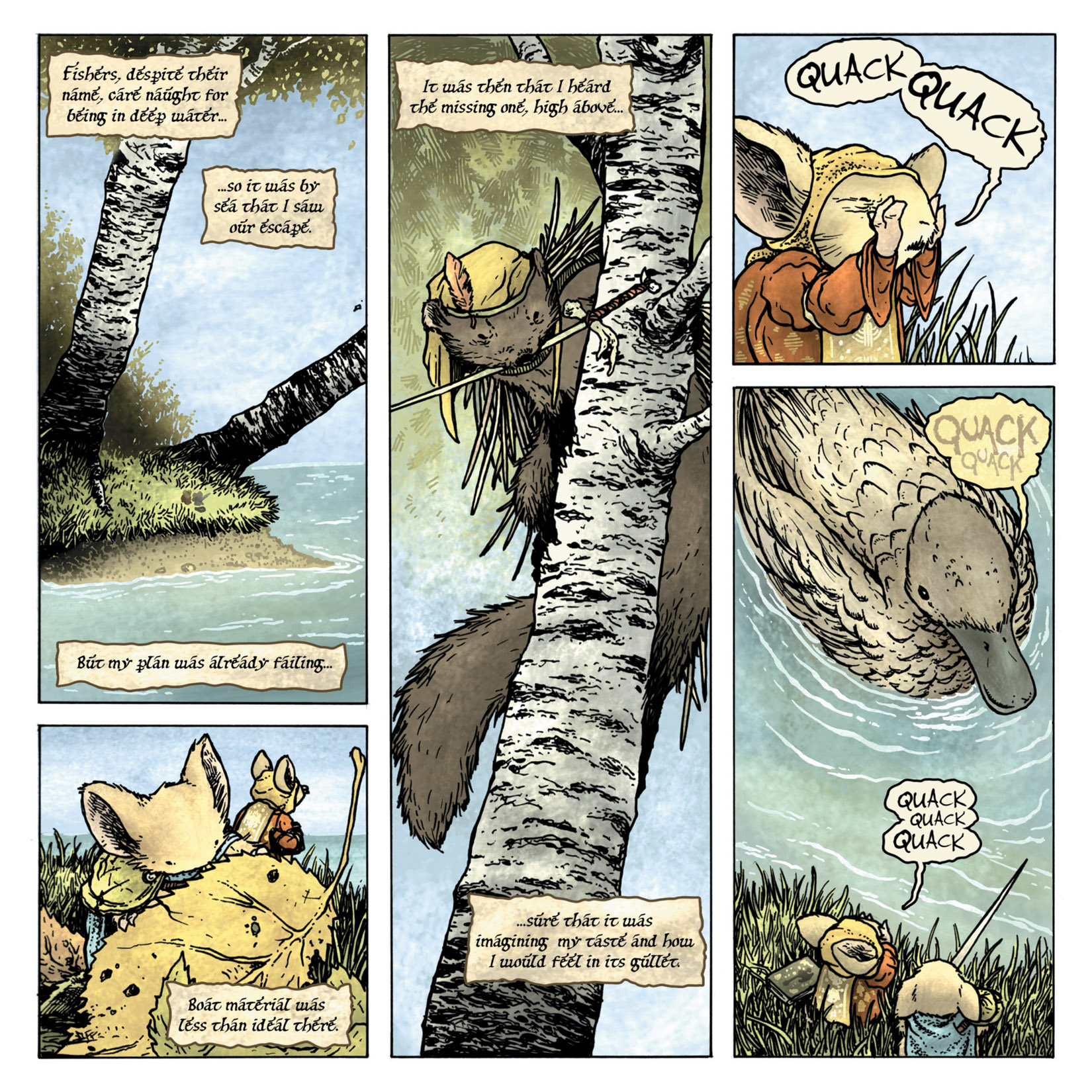 Read online Mouse Guard: The Black Axe comic -  Issue #1 - 20
