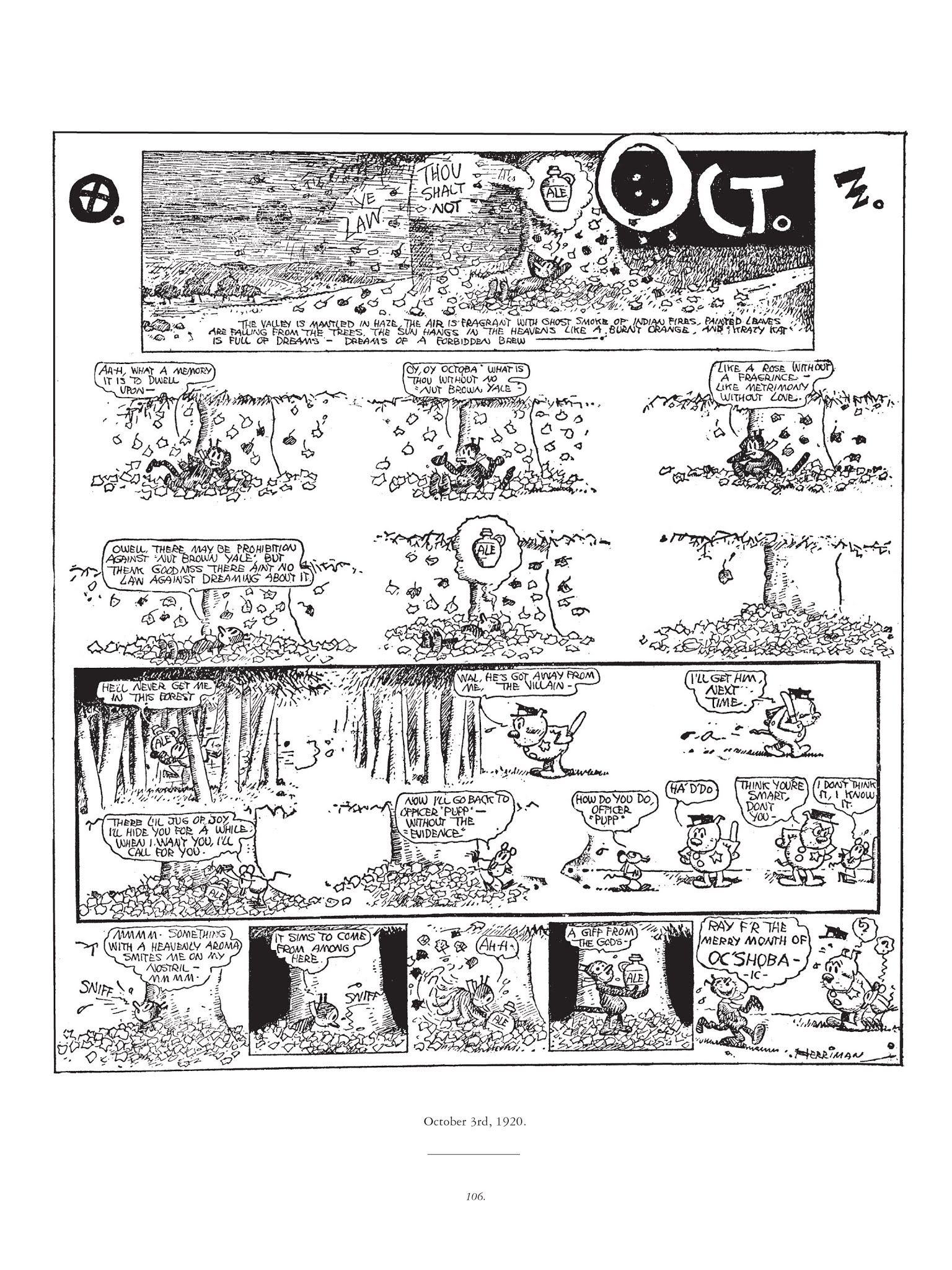 Read online Krazy & Ignatz comic -  Issue # TPB 2 - 106