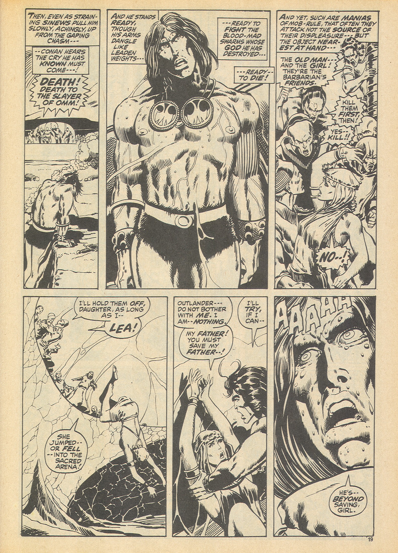 Read online The Savage Sword of Conan (1975) comic -  Issue #14 - 19