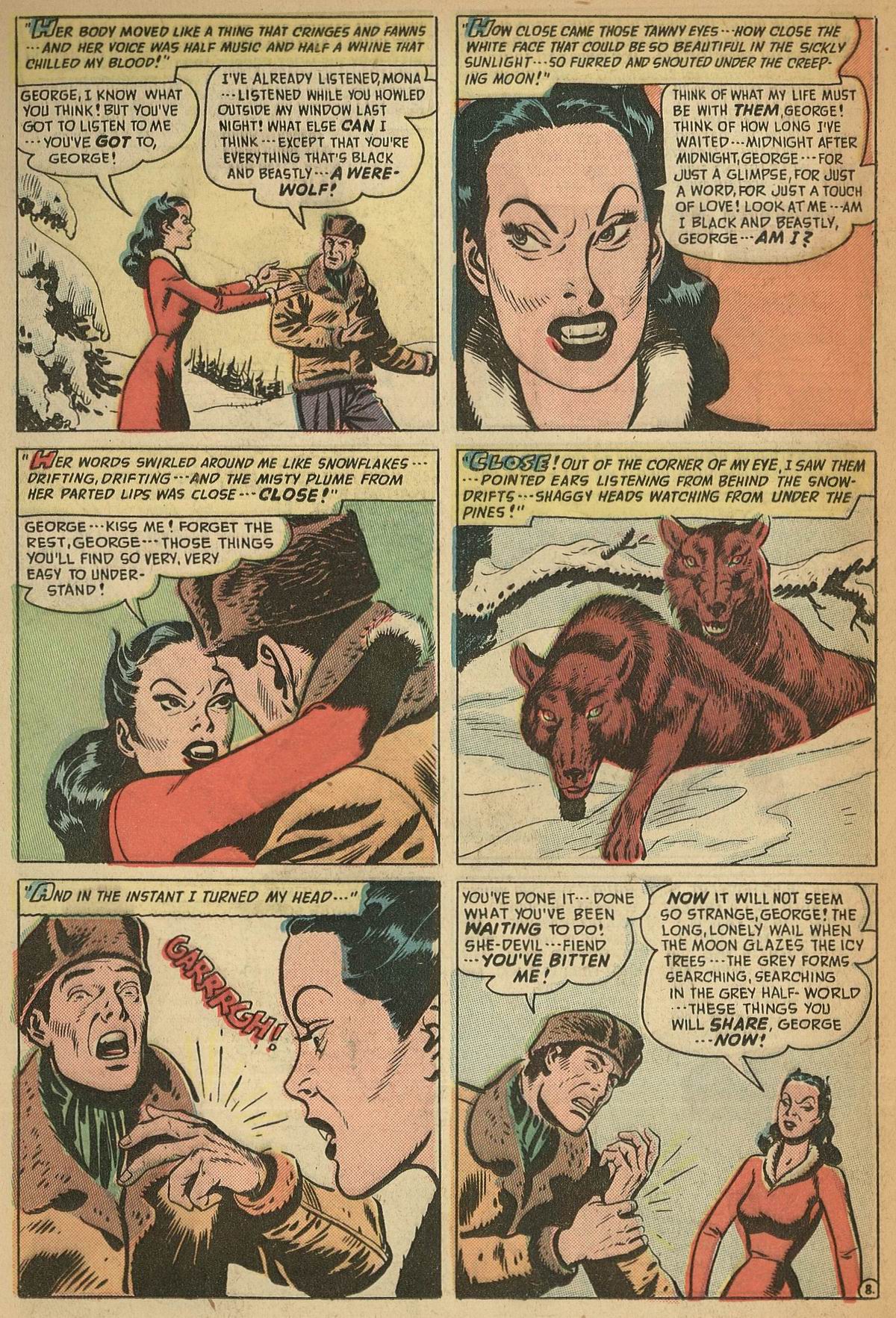 Read online Adventures Into The Unknown comic -  Issue #12 - 36