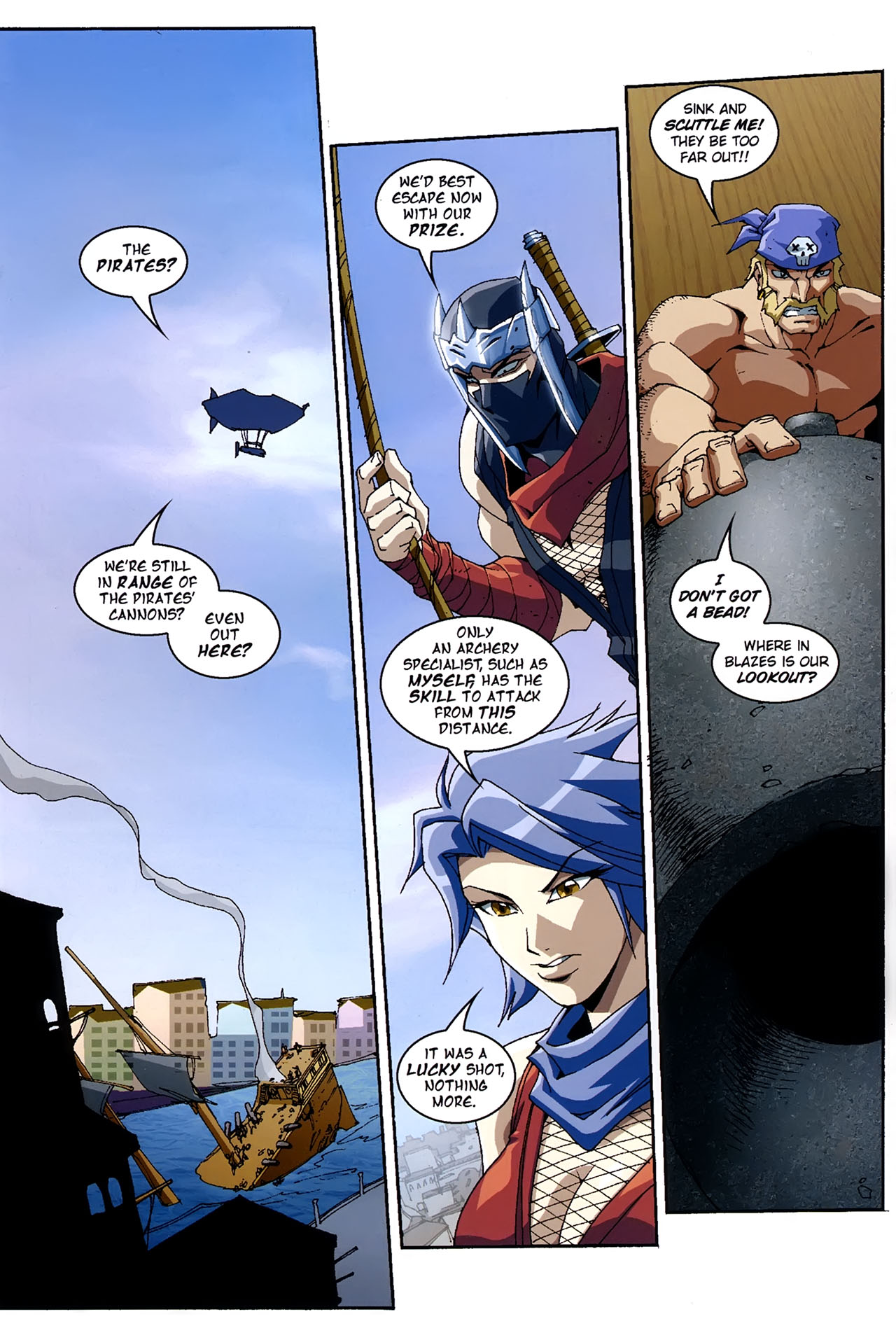 Read online Pirates vs. Ninjas II comic -  Issue #3 - 10