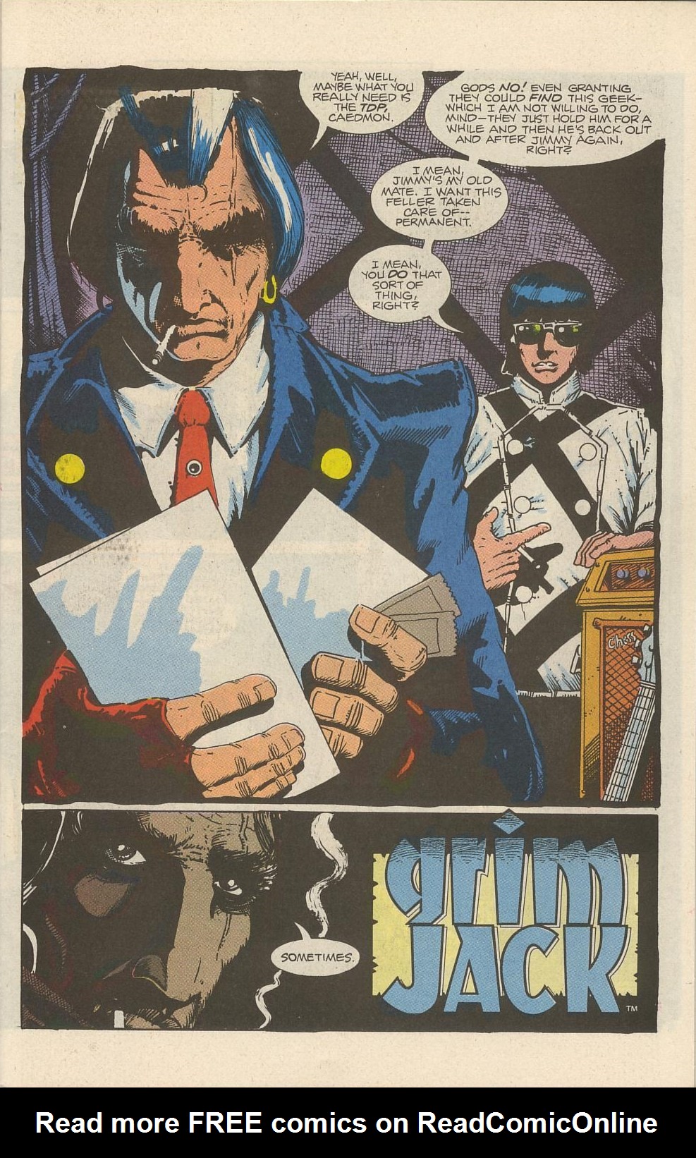 Read online Grimjack comic -  Issue #4 - 5