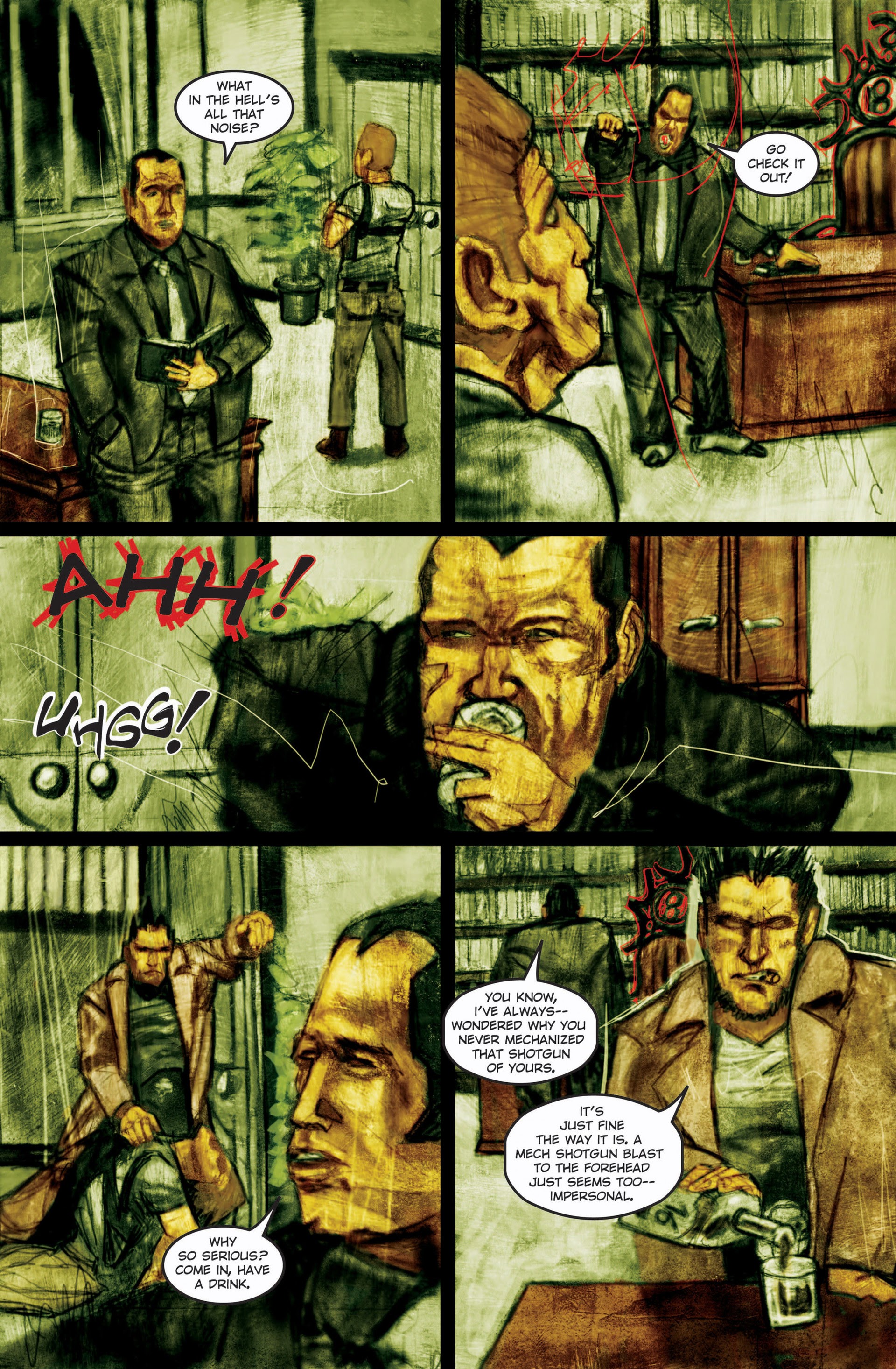 Read online Trenchcoats, Cigarettes and Shotguns comic -  Issue #3 - 18